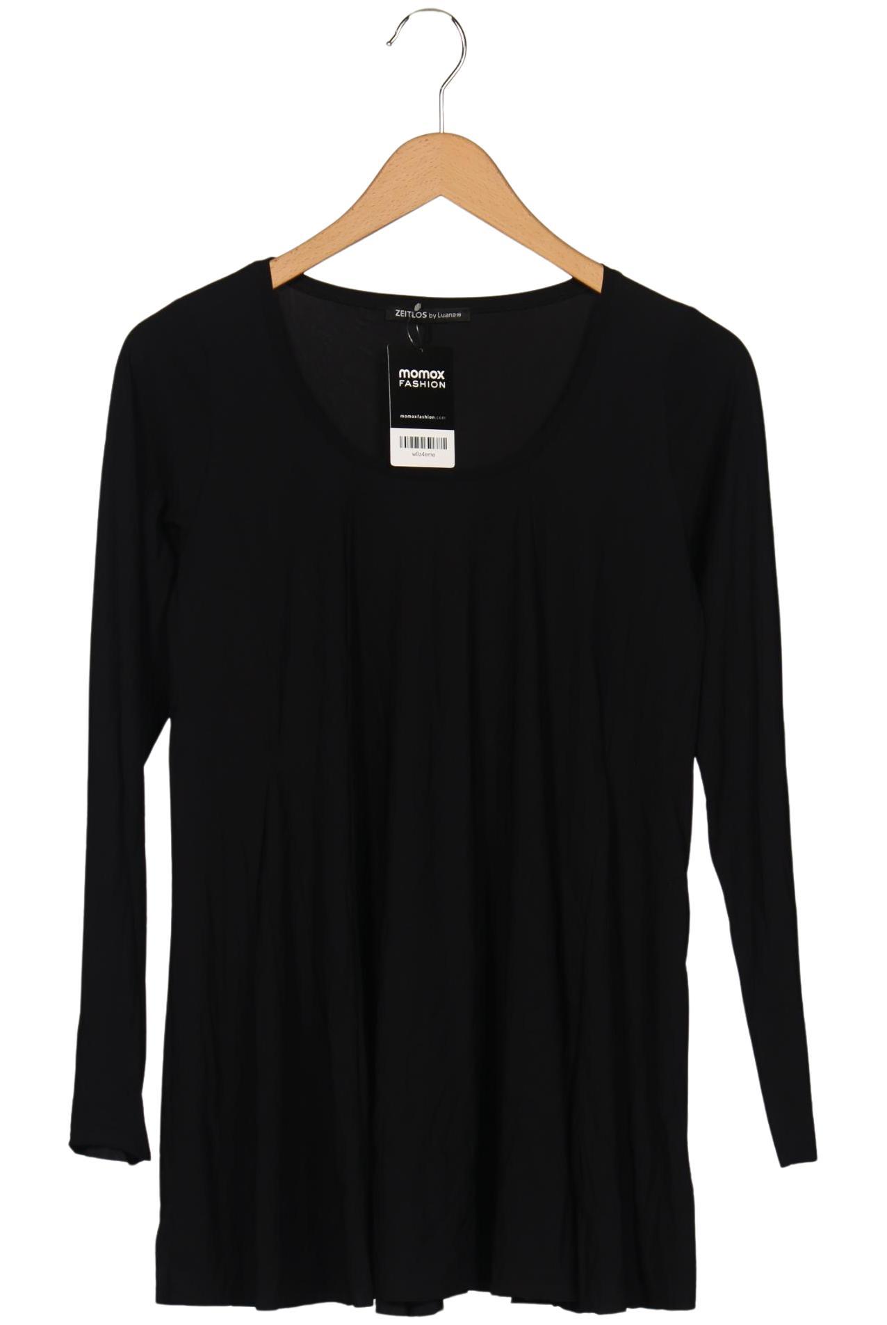 

Zeitlos By Luana Damen Langarmshirt, schwarz, Gr. 36