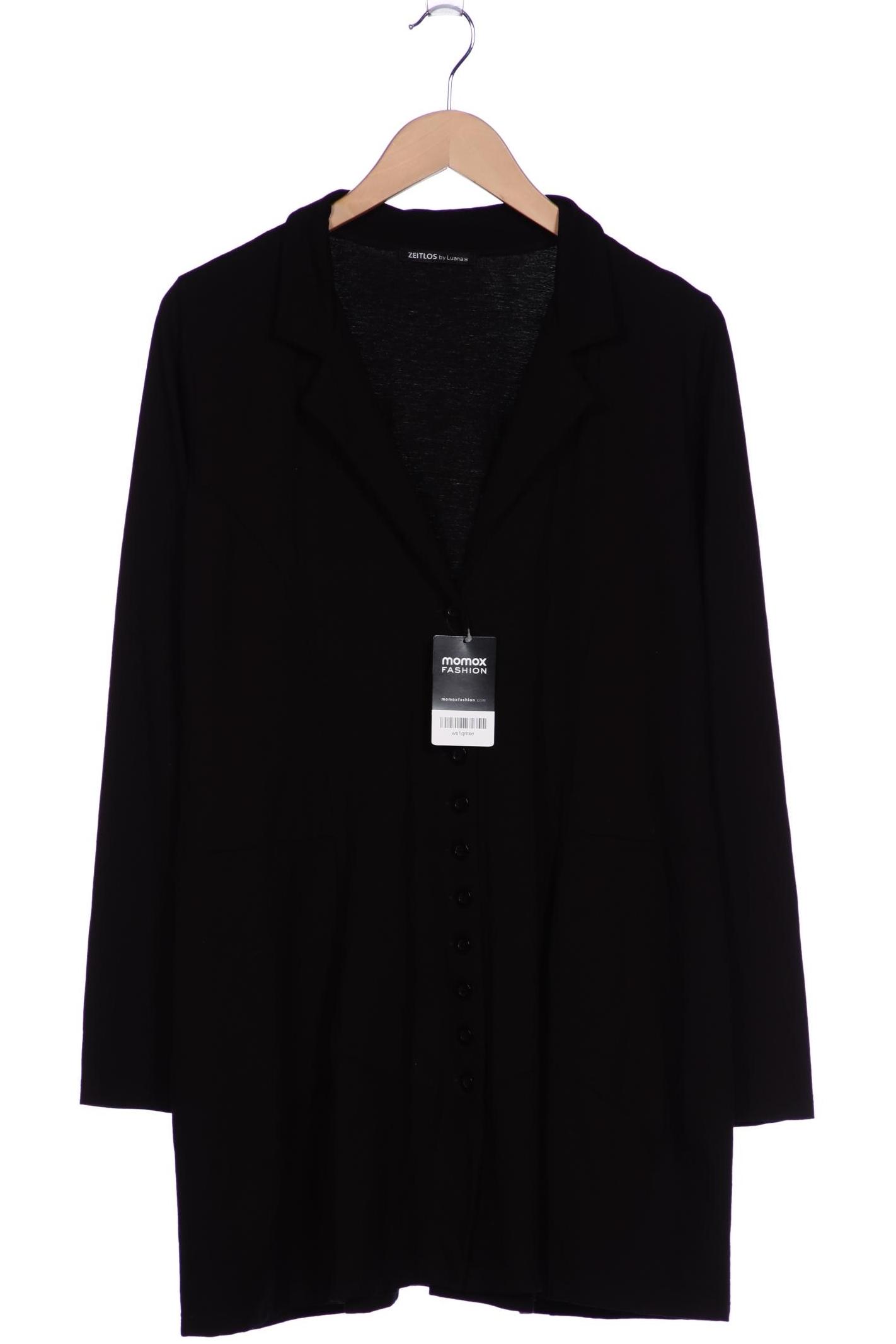 

Zeitlos By Luana Damen Strickjacke, schwarz, Gr. 42