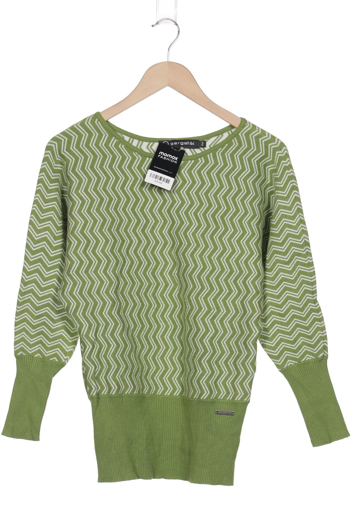 

zergatik Damen Pullover, grün, Gr. 38