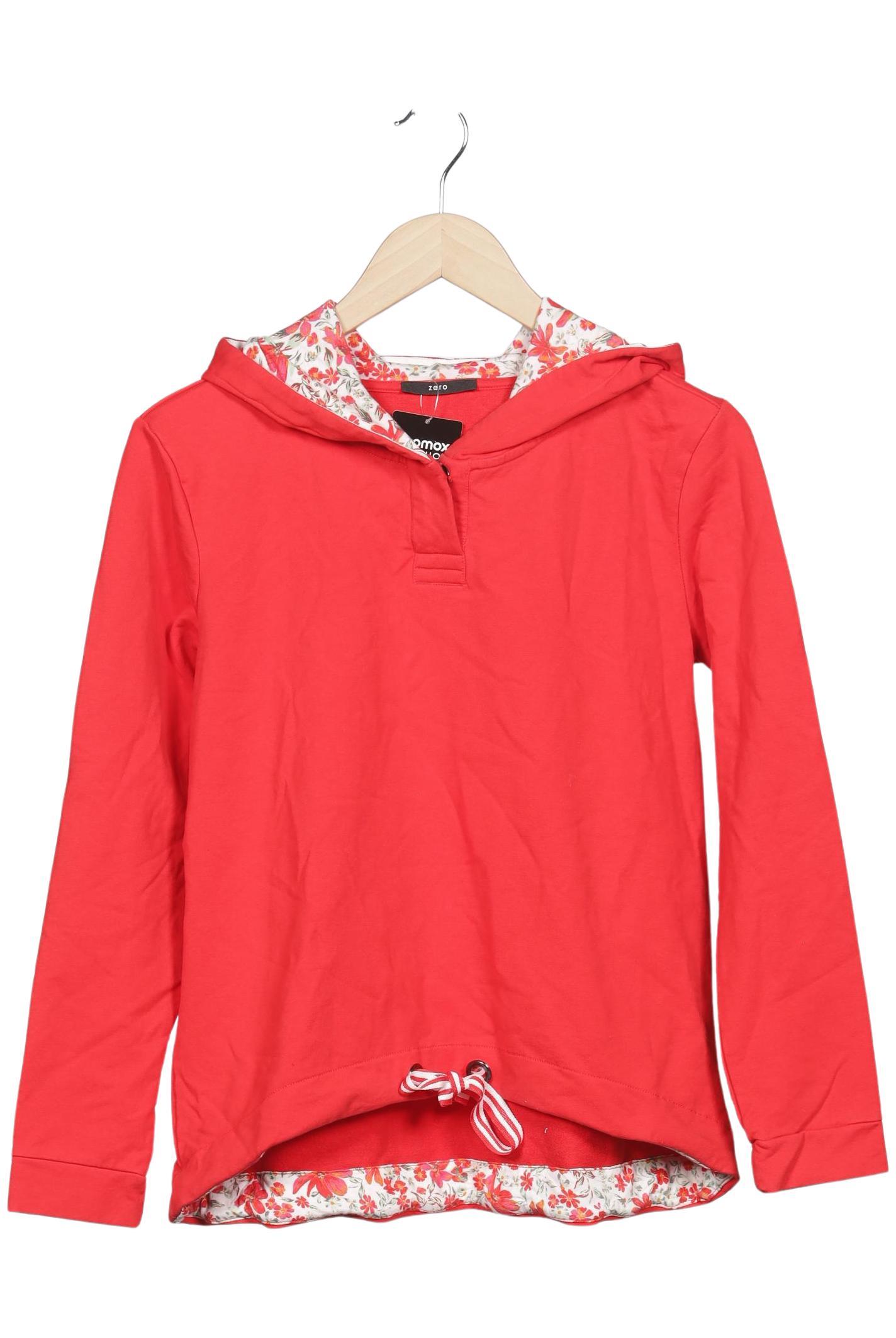 

Zero Damen Kapuzenpullover, rot, Gr. 38