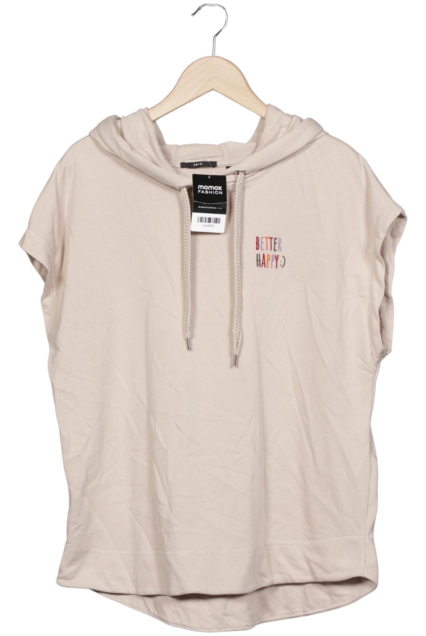 

Zero Damen Kapuzenpullover, beige, Gr. 44