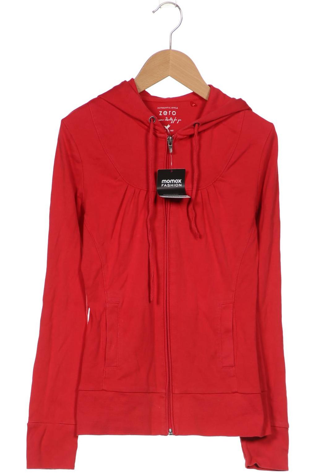 

Zero Damen Kapuzenpullover, rot, Gr. 36