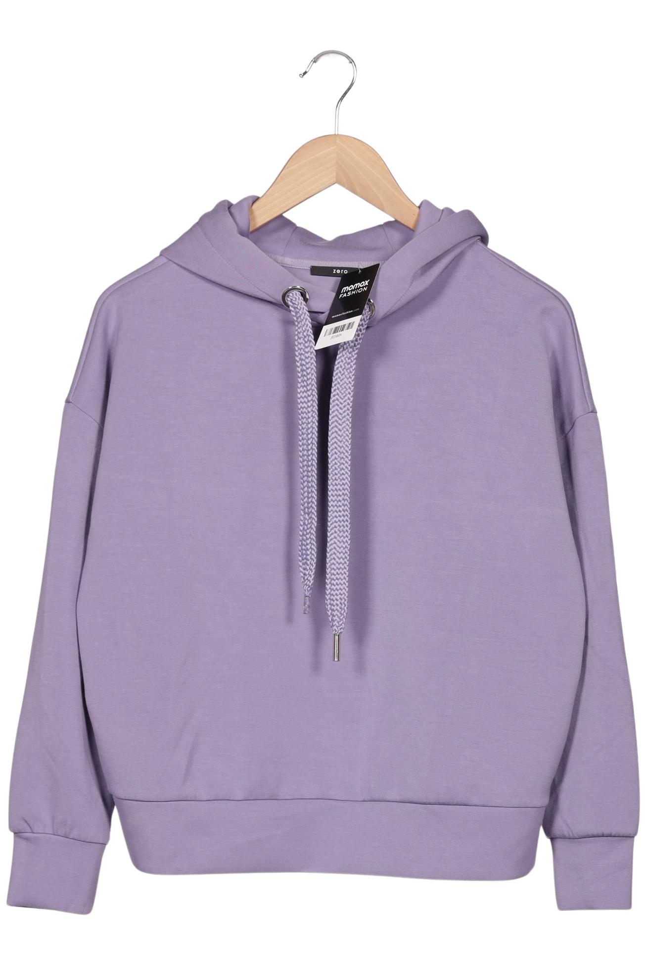 

Zero Damen Kapuzenpullover, flieder, Gr. 38