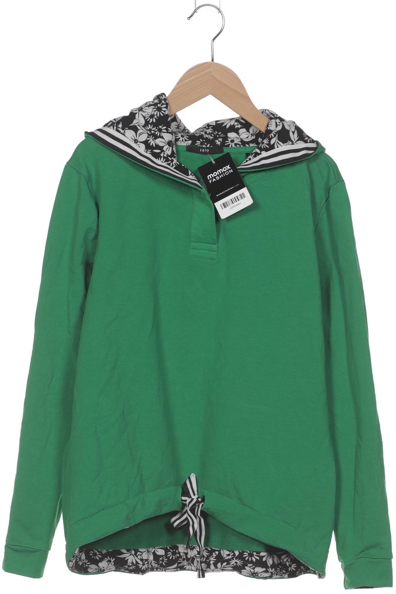 

Zero Damen Kapuzenpullover, grün, Gr. 40