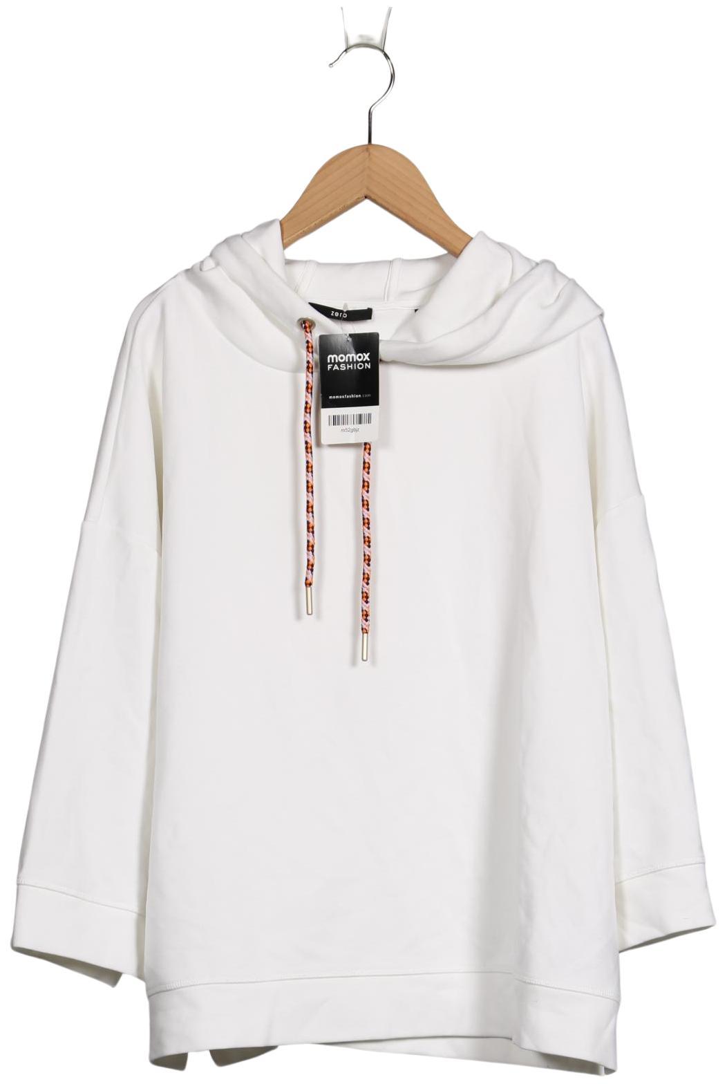 

Zero Damen Kapuzenpullover, weiß, Gr. 42