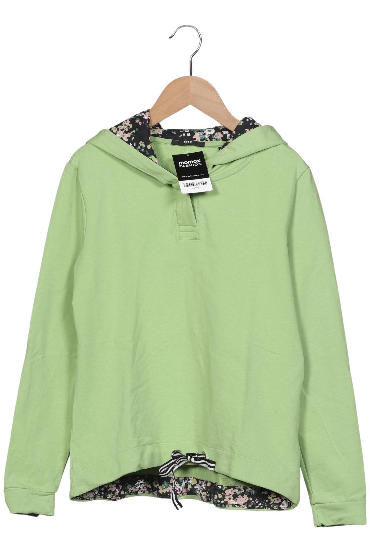 

Zero Damen Kapuzenpullover, hellgrün, Gr. 34