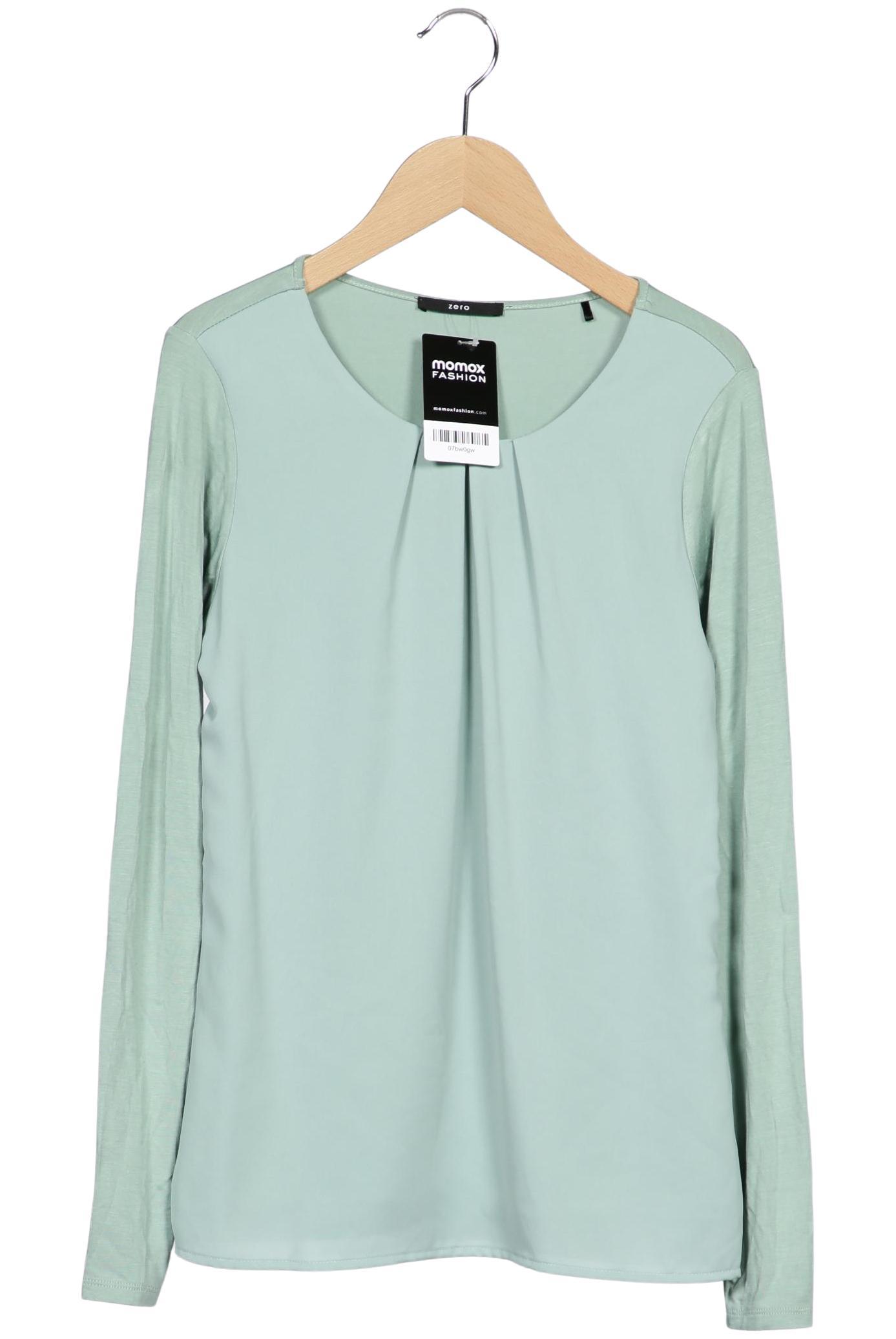 

Zero Damen Langarmshirt, hellgrün, Gr. 34
