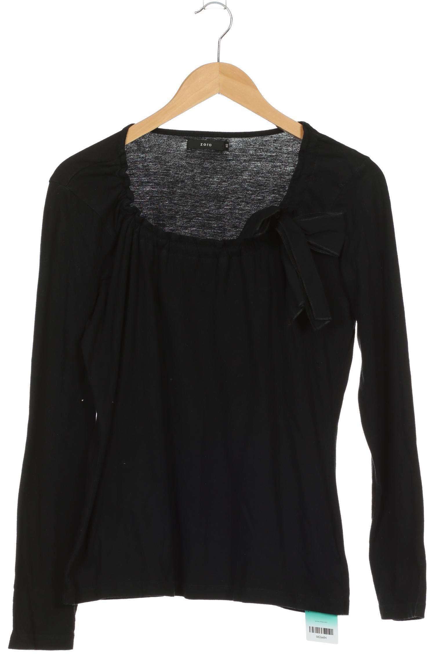 

Zero Damen Langarmshirt, schwarz, Gr. 40