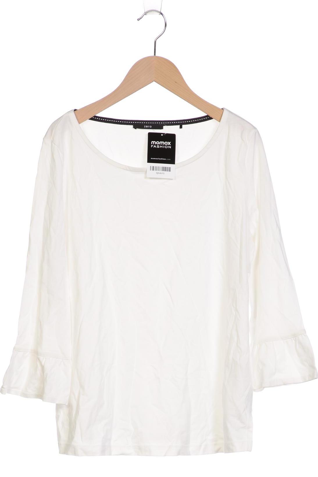 

Zero Damen Langarmshirt, weiß, Gr. 42