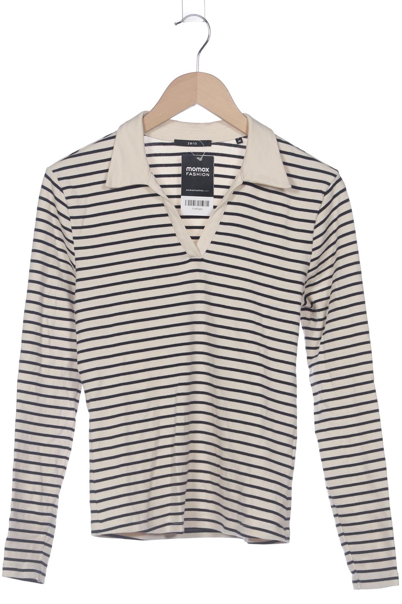 

Zero Damen Langarmshirt, cremeweiß, Gr. 40