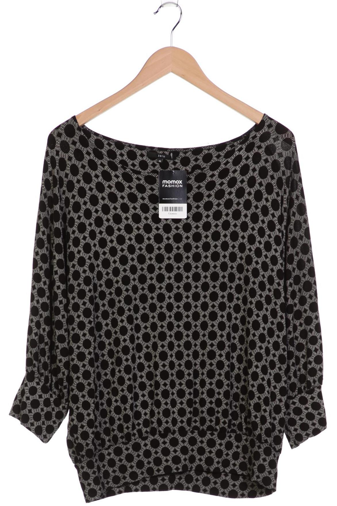 

Zero Damen Langarmshirt, schwarz, Gr. 42