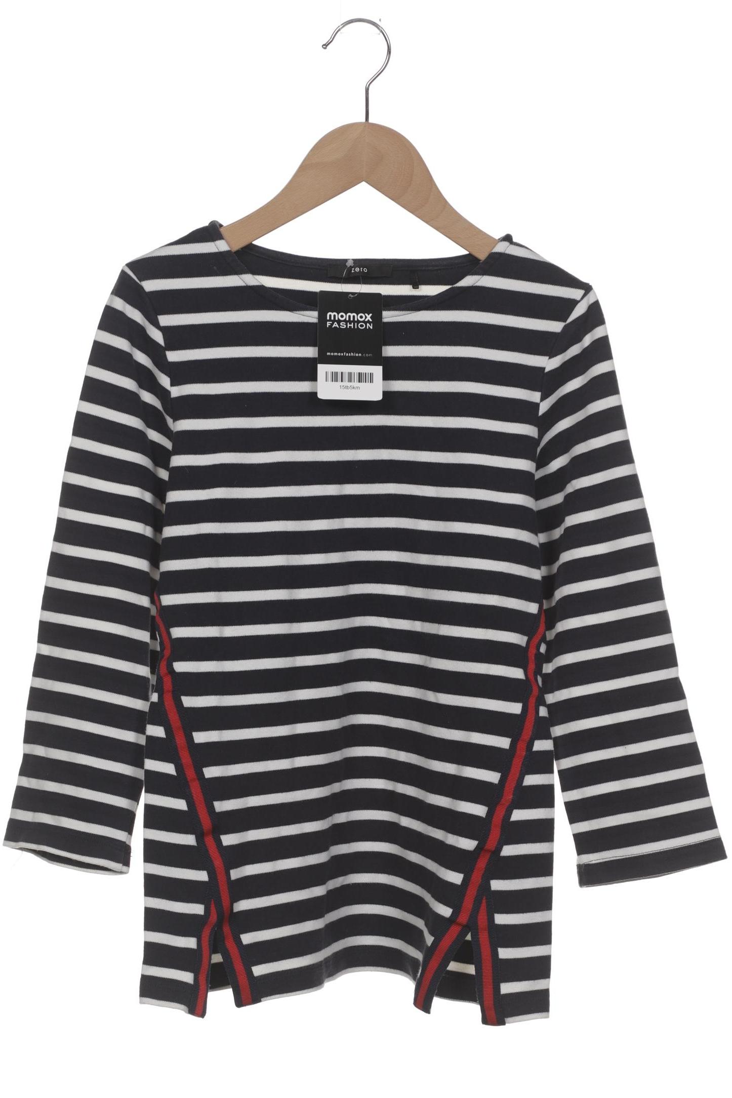 

Zero Damen Langarmshirt, marineblau, Gr. 34
