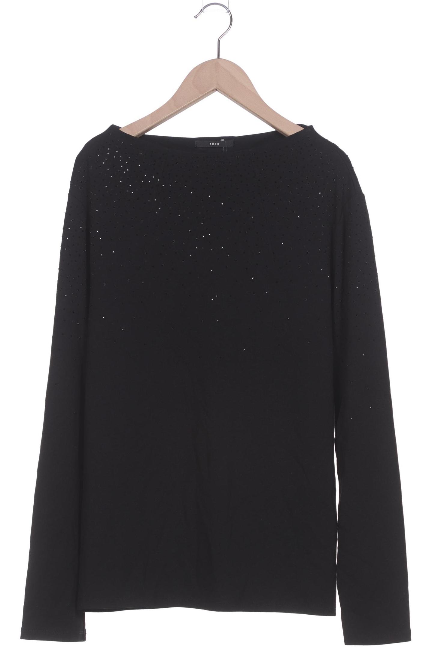 

Zero Damen Langarmshirt, schwarz, Gr. 44