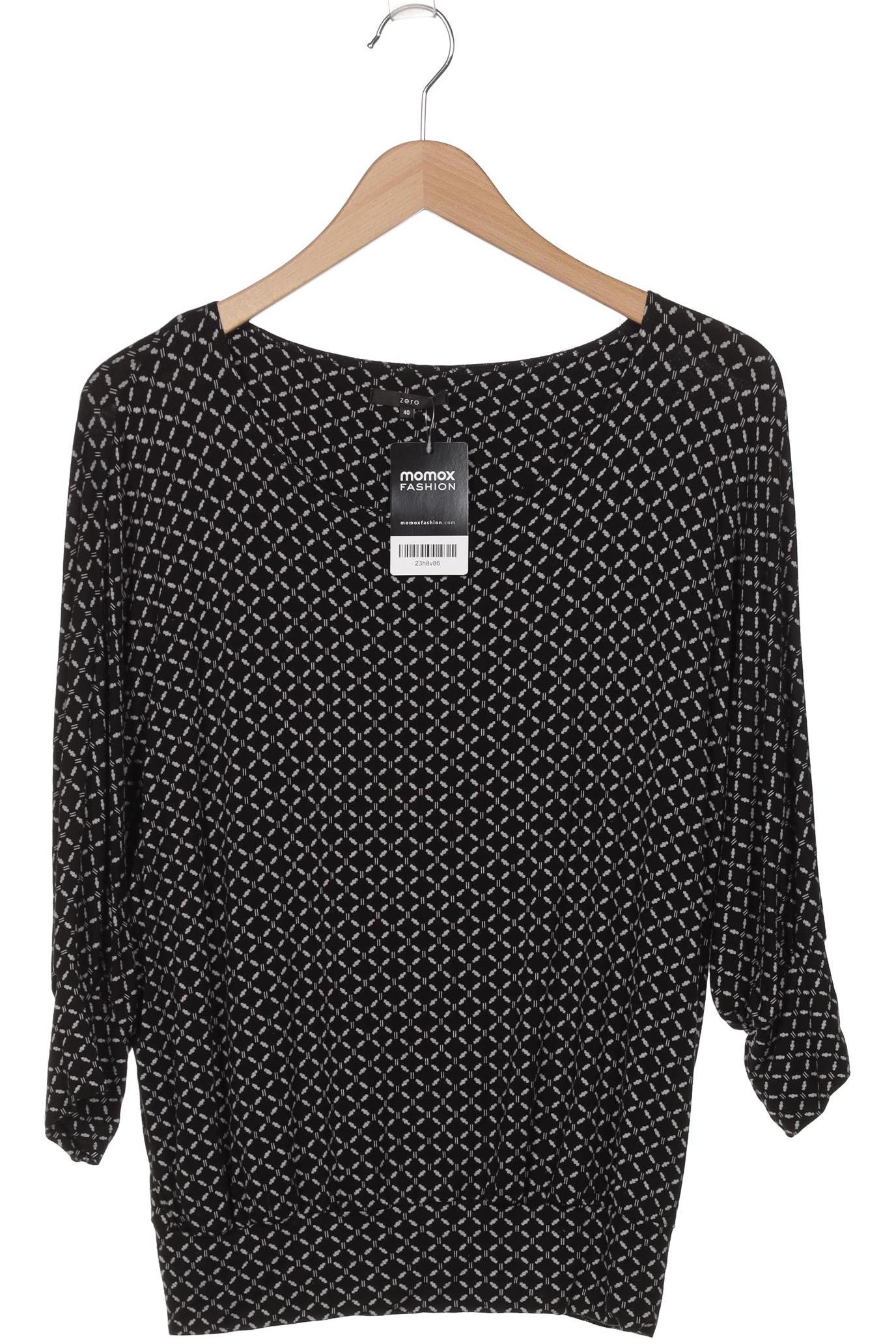 

Zero Damen Langarmshirt, schwarz, Gr. 40