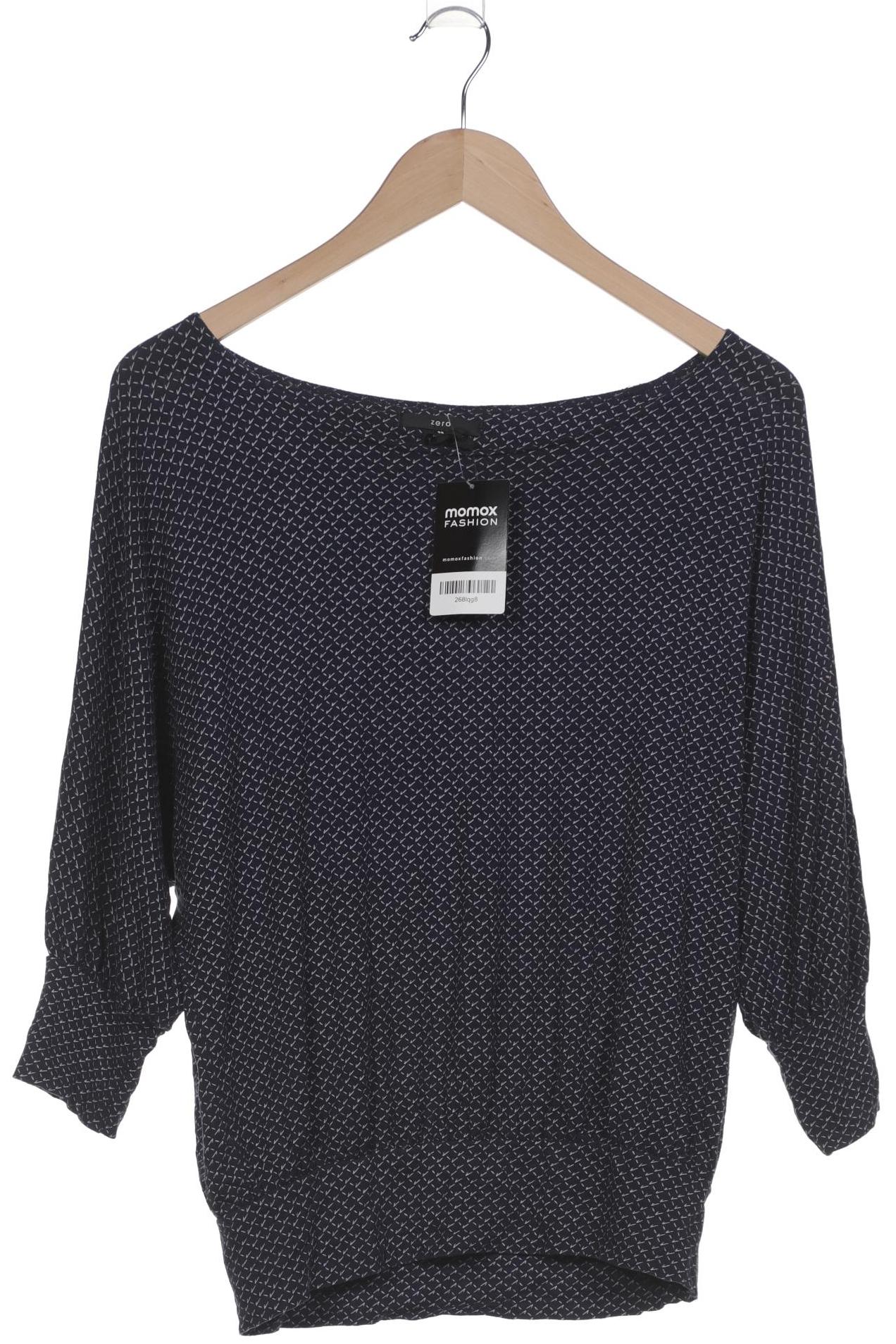 

Zero Damen Langarmshirt, marineblau, Gr. 38