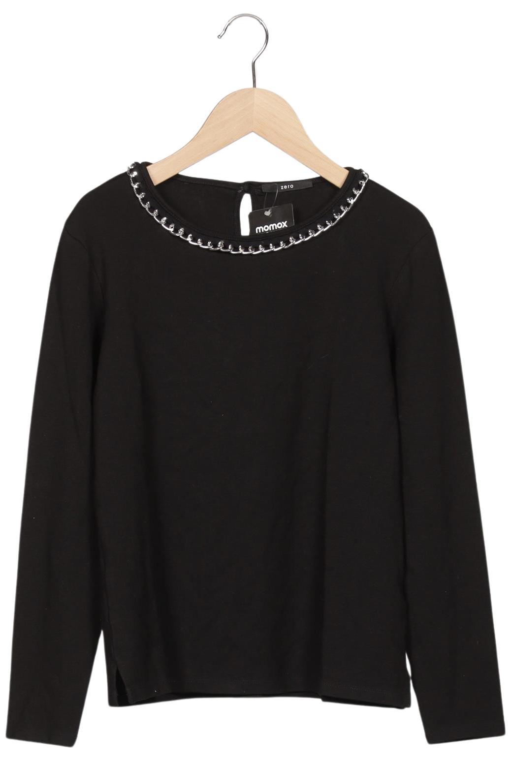 

Zero Damen Langarmshirt, schwarz, Gr. 38