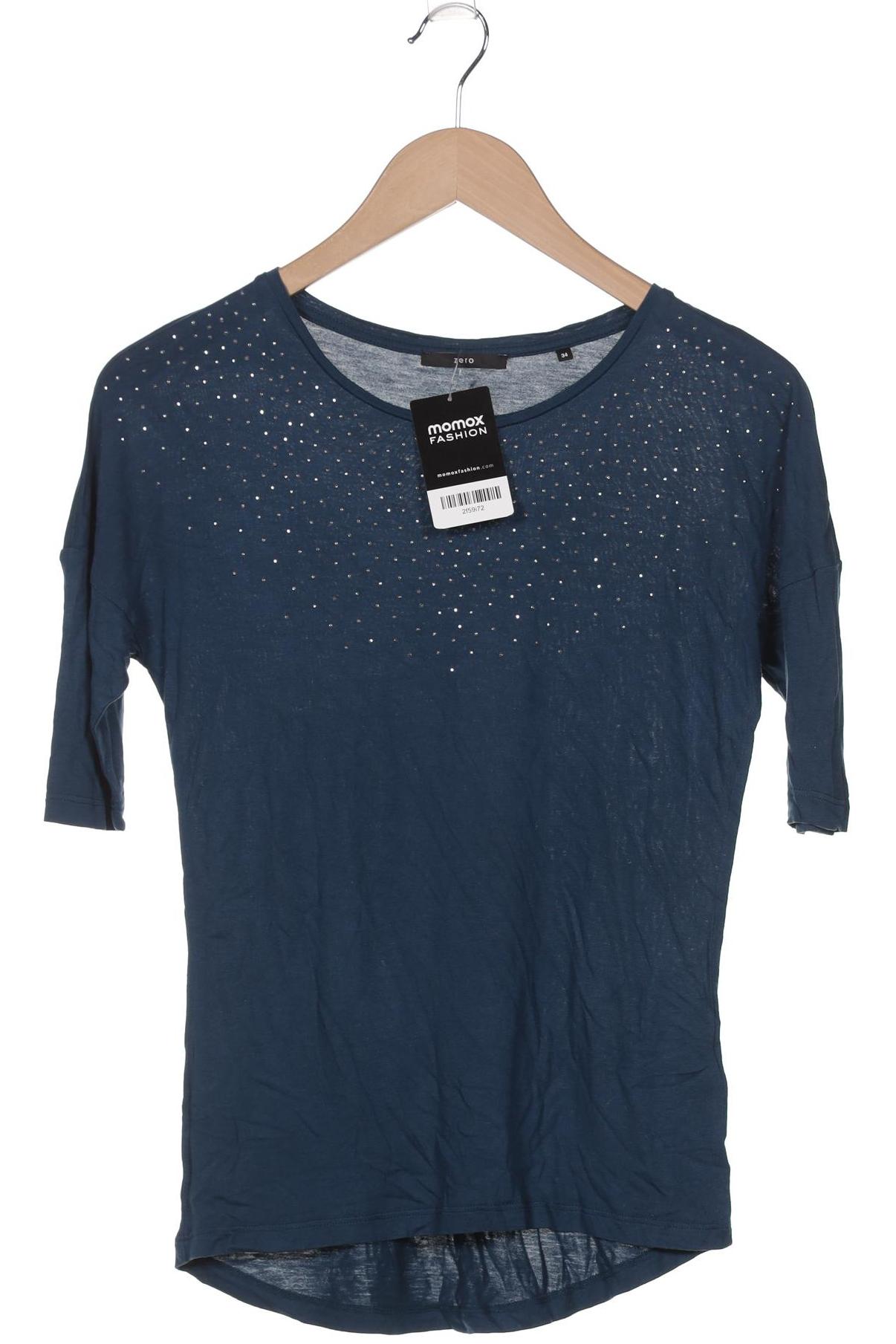 

Zero Damen Langarmshirt, marineblau, Gr. 34