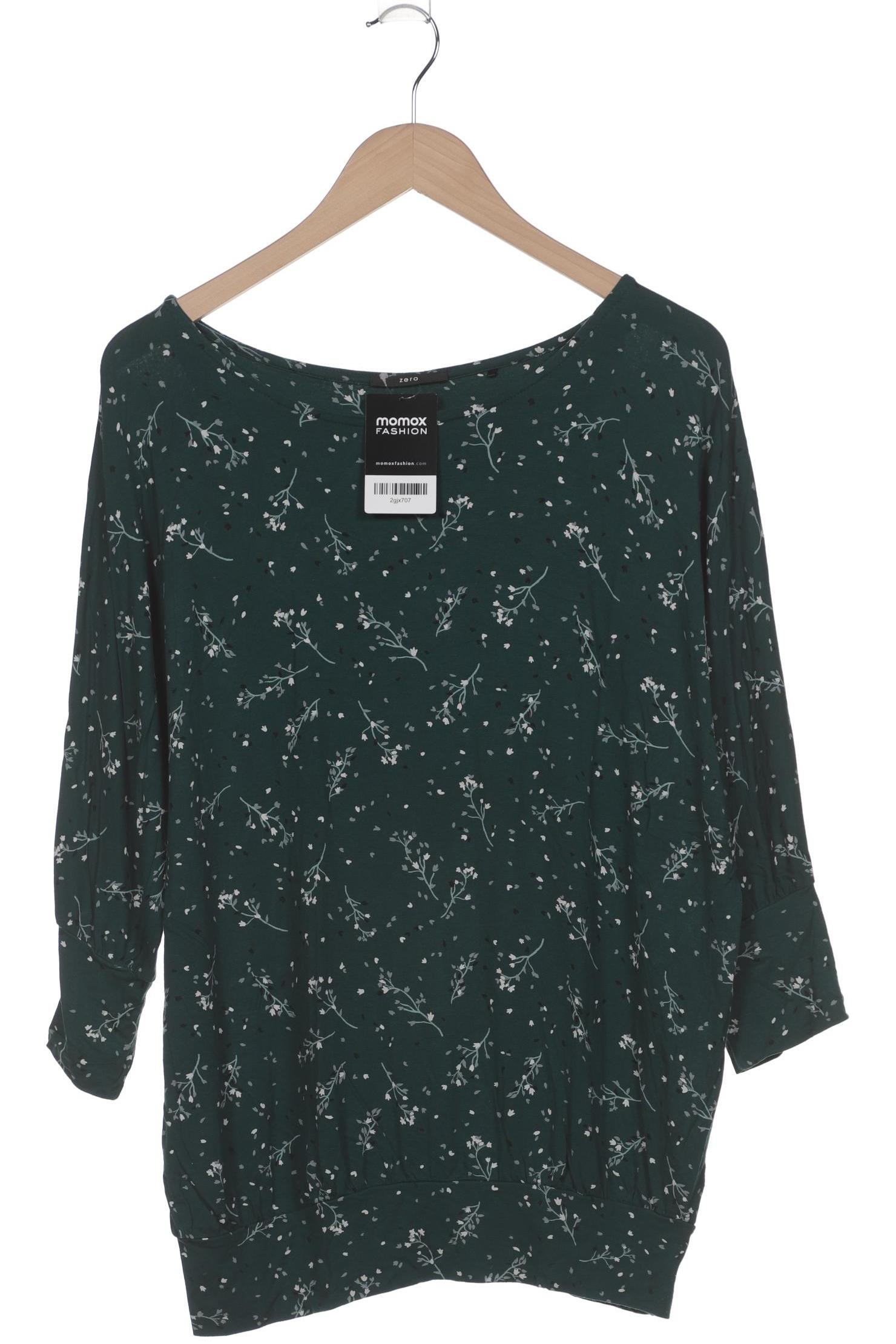 

Zero Damen Langarmshirt, grün, Gr. 42