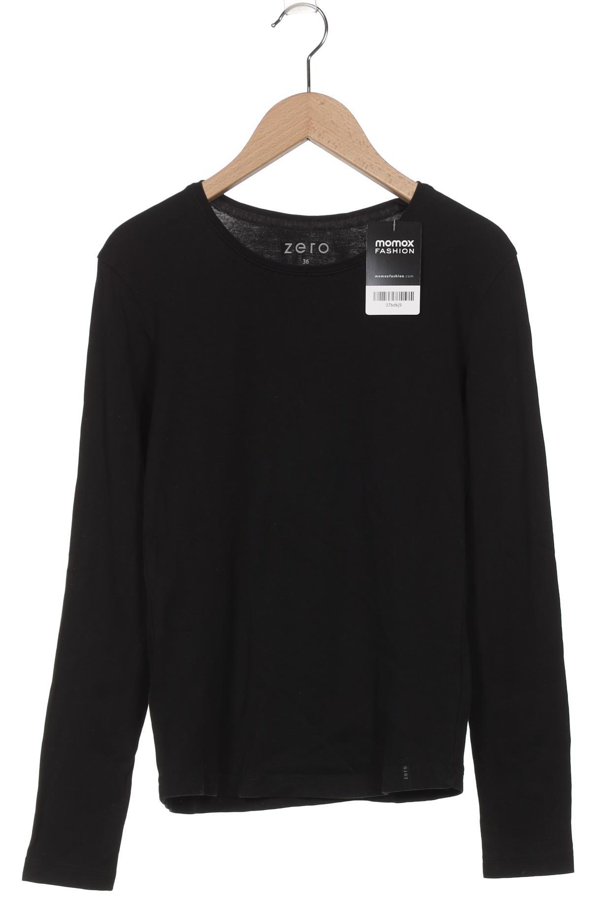 

Zero Damen Langarmshirt, schwarz, Gr. 36