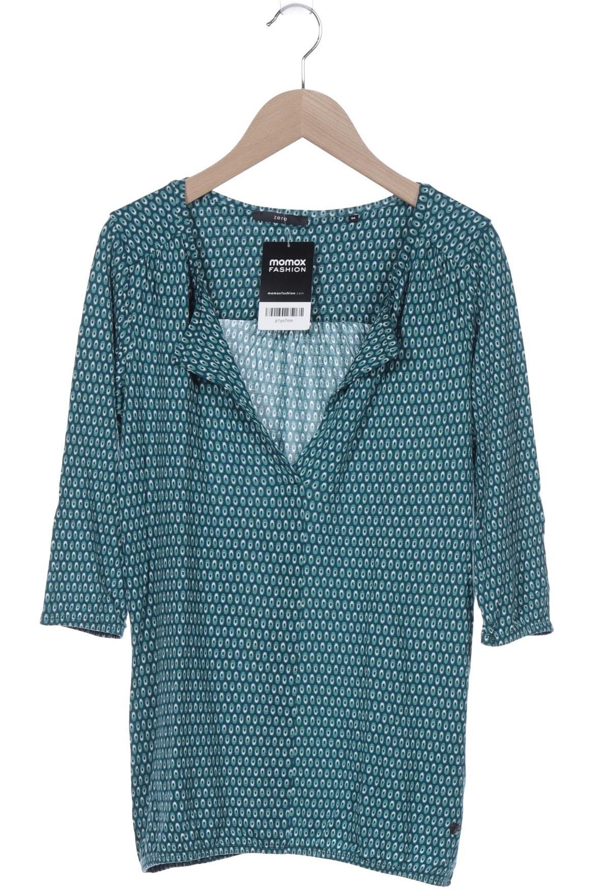 

Zero Damen Langarmshirt, türkis, Gr. 34