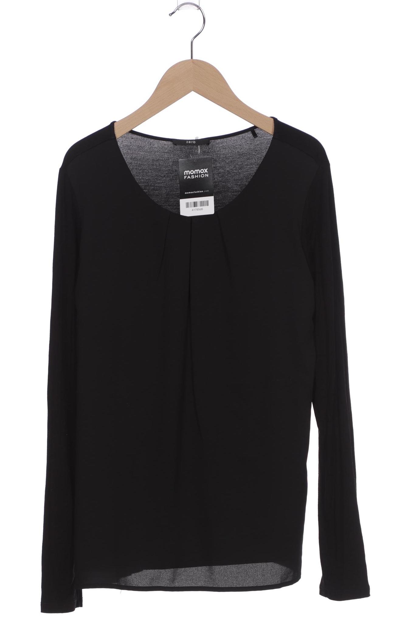 

Zero Damen Langarmshirt, schwarz, Gr. 38