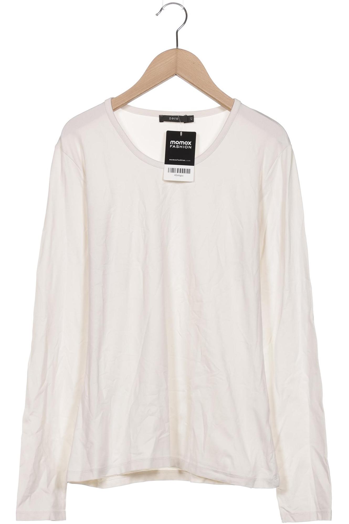 

Zero Damen Langarmshirt, cremeweiß, Gr. 42