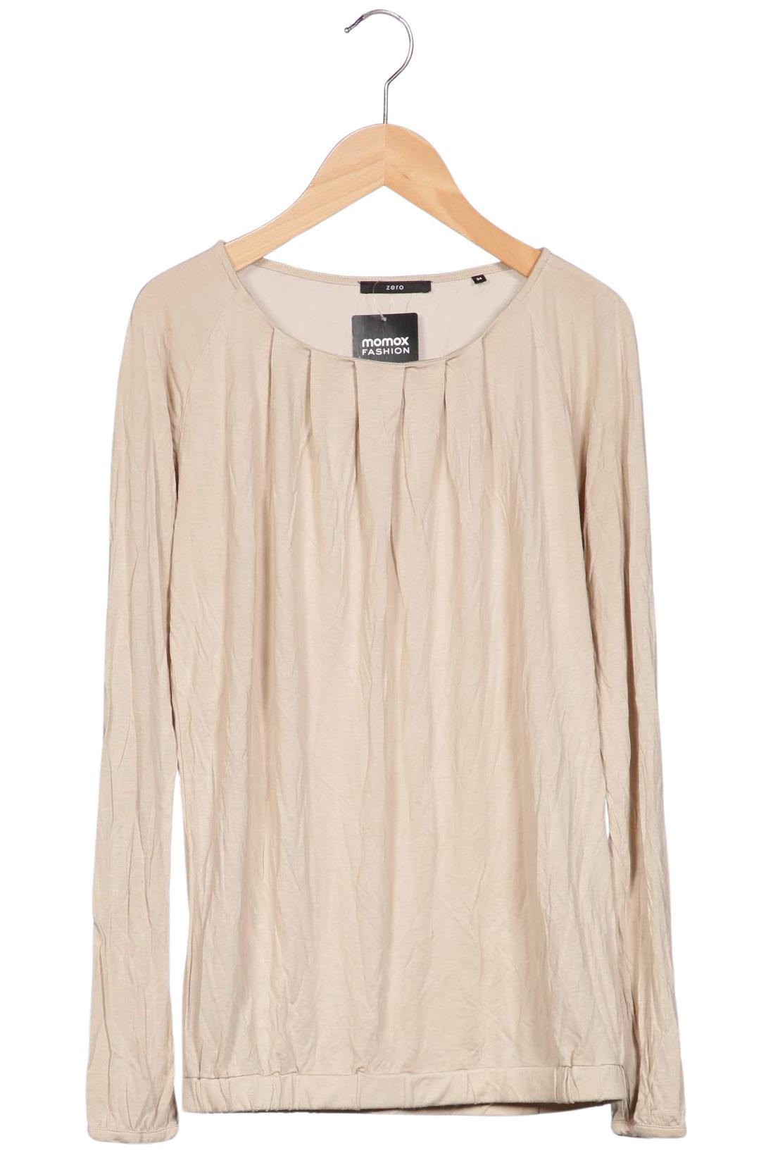 

Zero Damen Langarmshirt, beige, Gr. 34