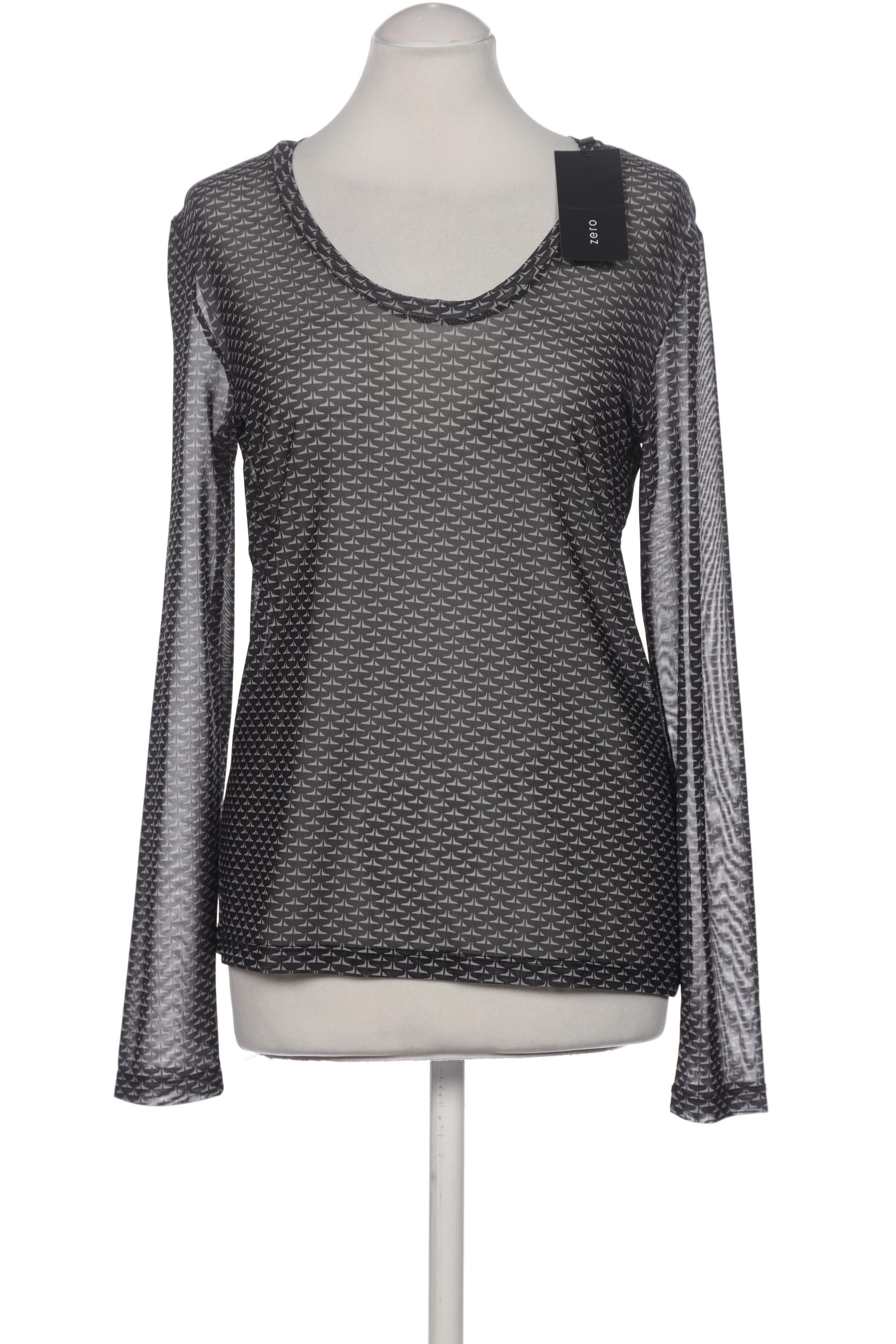 

Zero Damen Langarmshirt, schwarz, Gr. 38