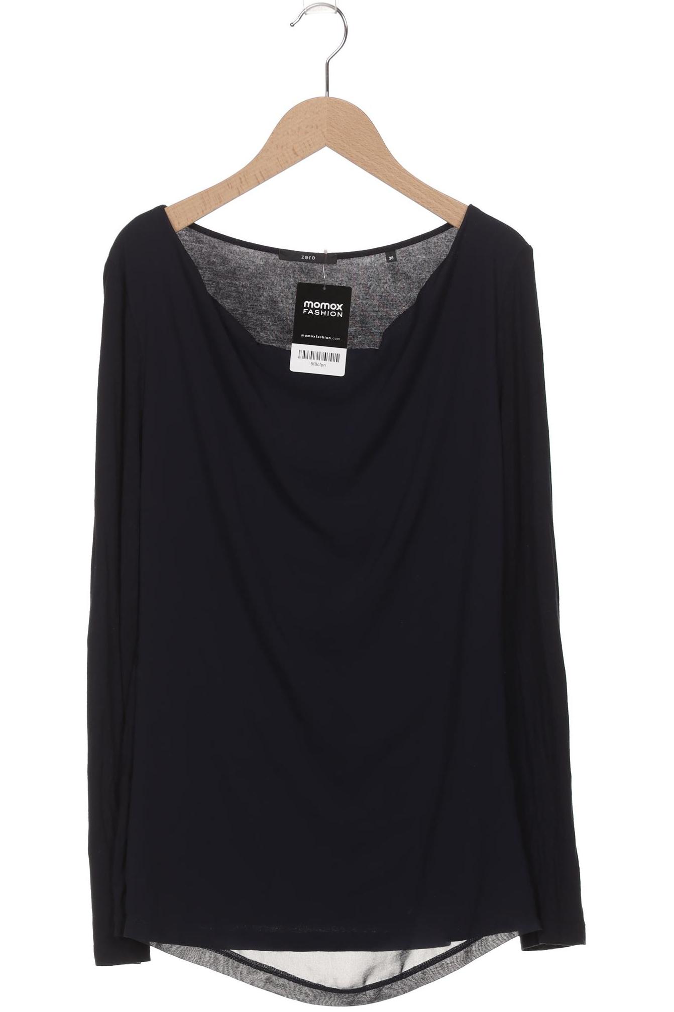 

Zero Damen Langarmshirt, marineblau, Gr. 38