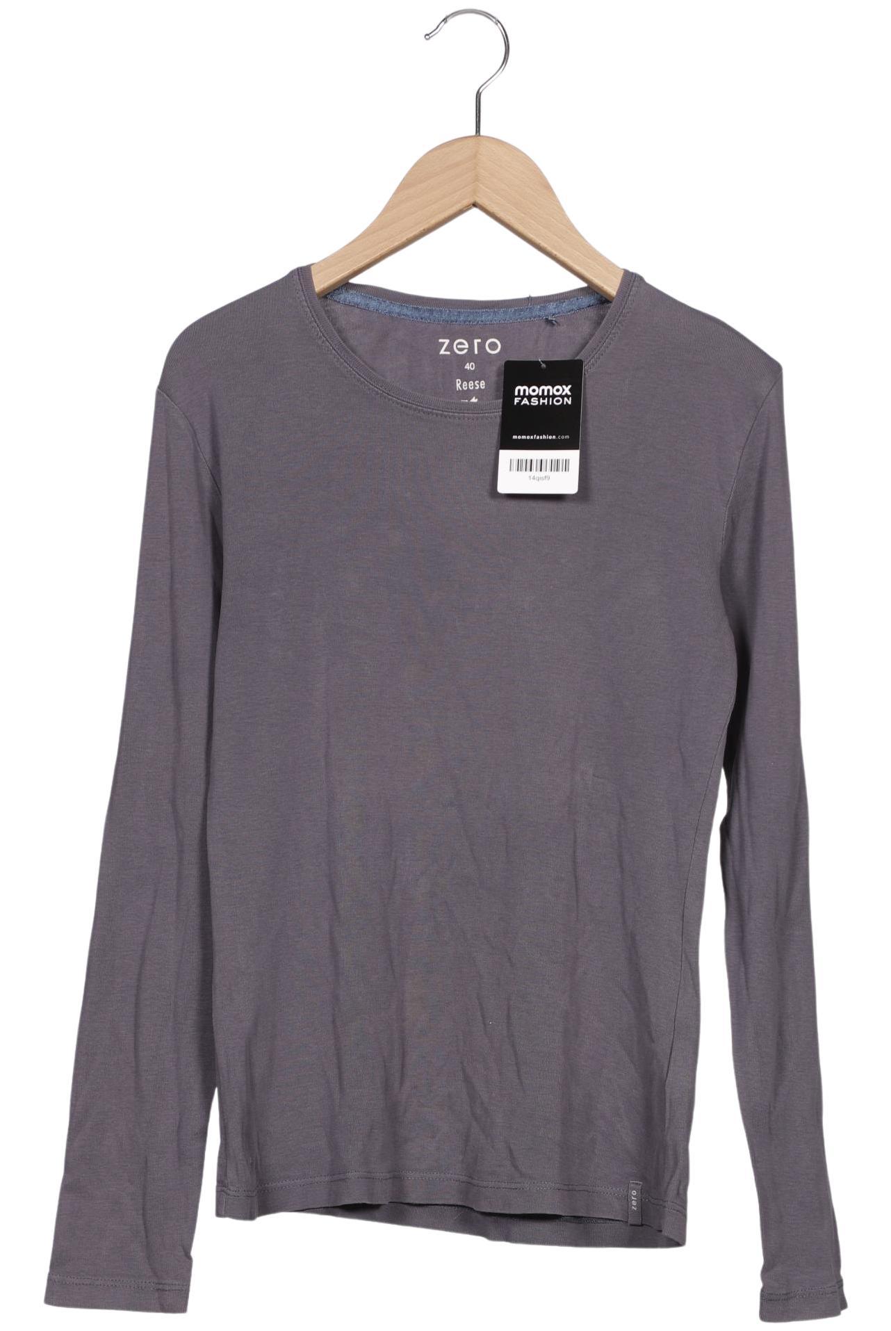 

Zero Damen Langarmshirt, grau, Gr. 40