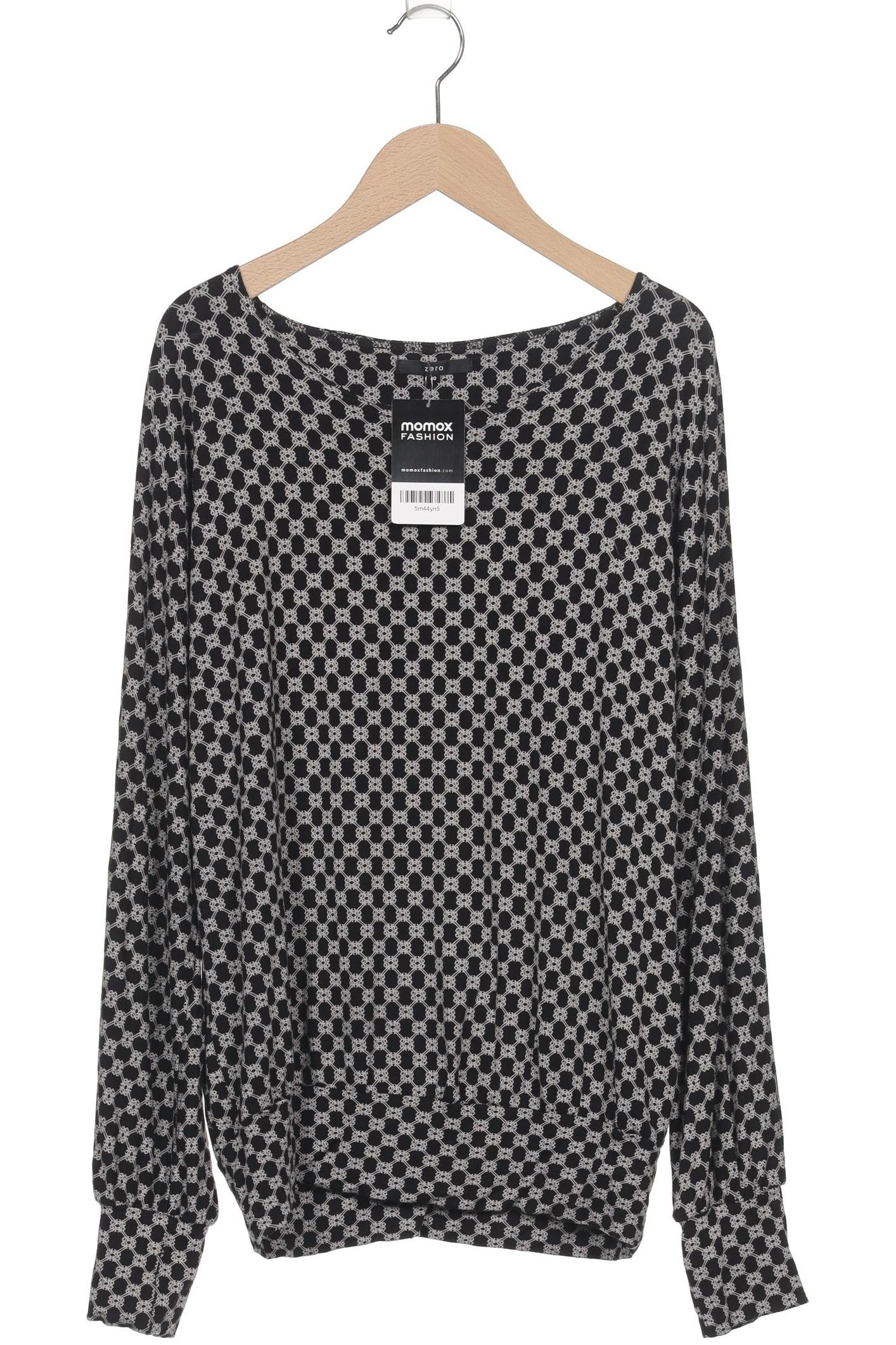 

Zero Damen Langarmshirt, schwarz, Gr. 40