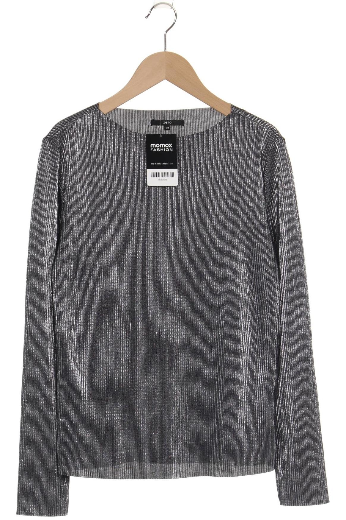 

Zero Damen Langarmshirt, silber, Gr. 36