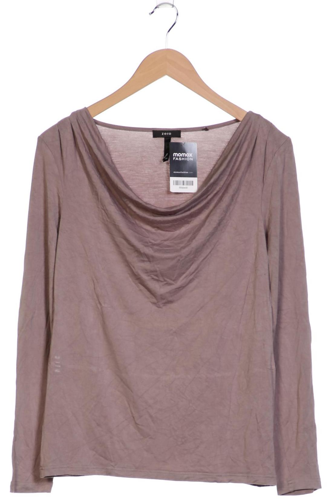 

Zero Damen Langarmshirt, grau, Gr. 38