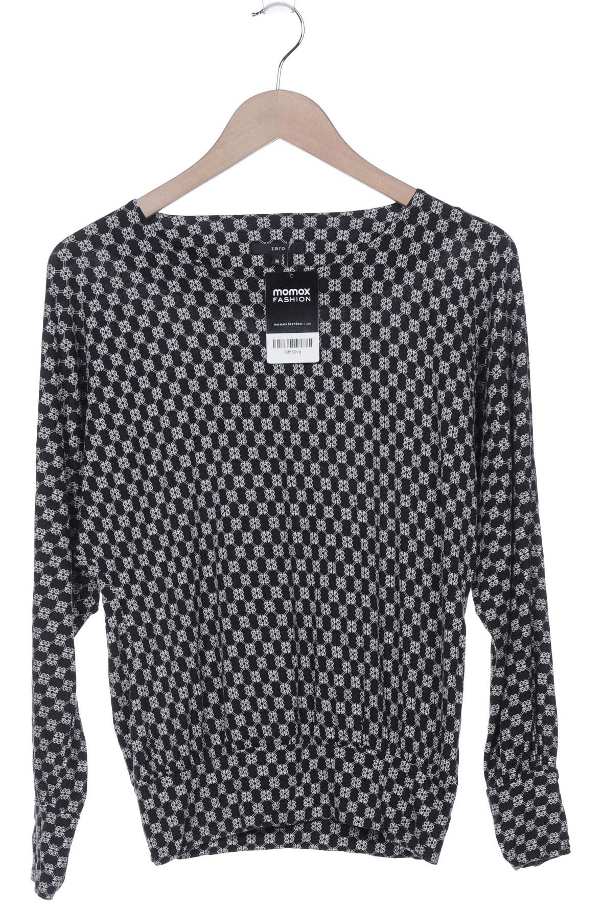 

Zero Damen Langarmshirt, schwarz, Gr. 36