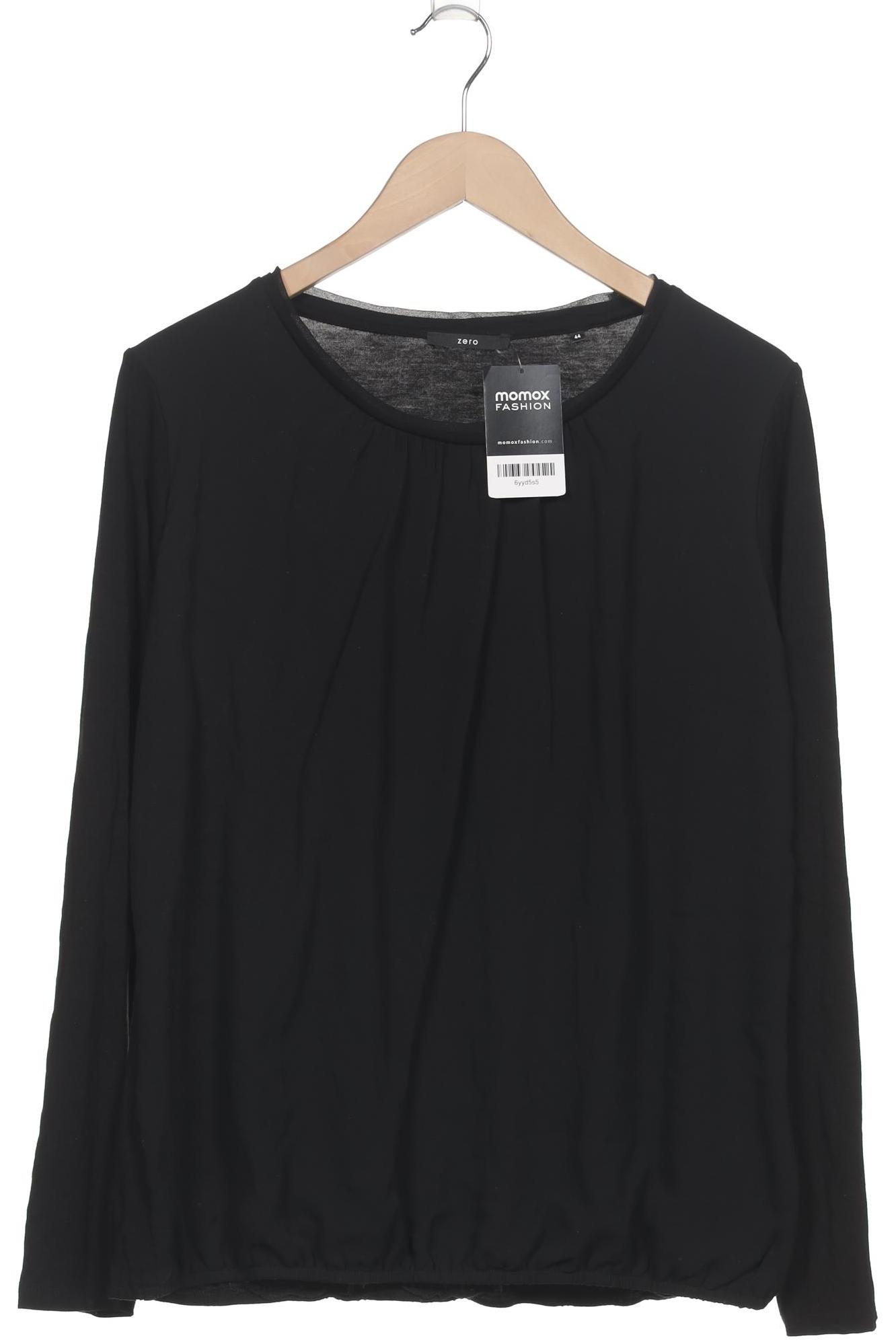

Zero Damen Langarmshirt, schwarz, Gr. 44