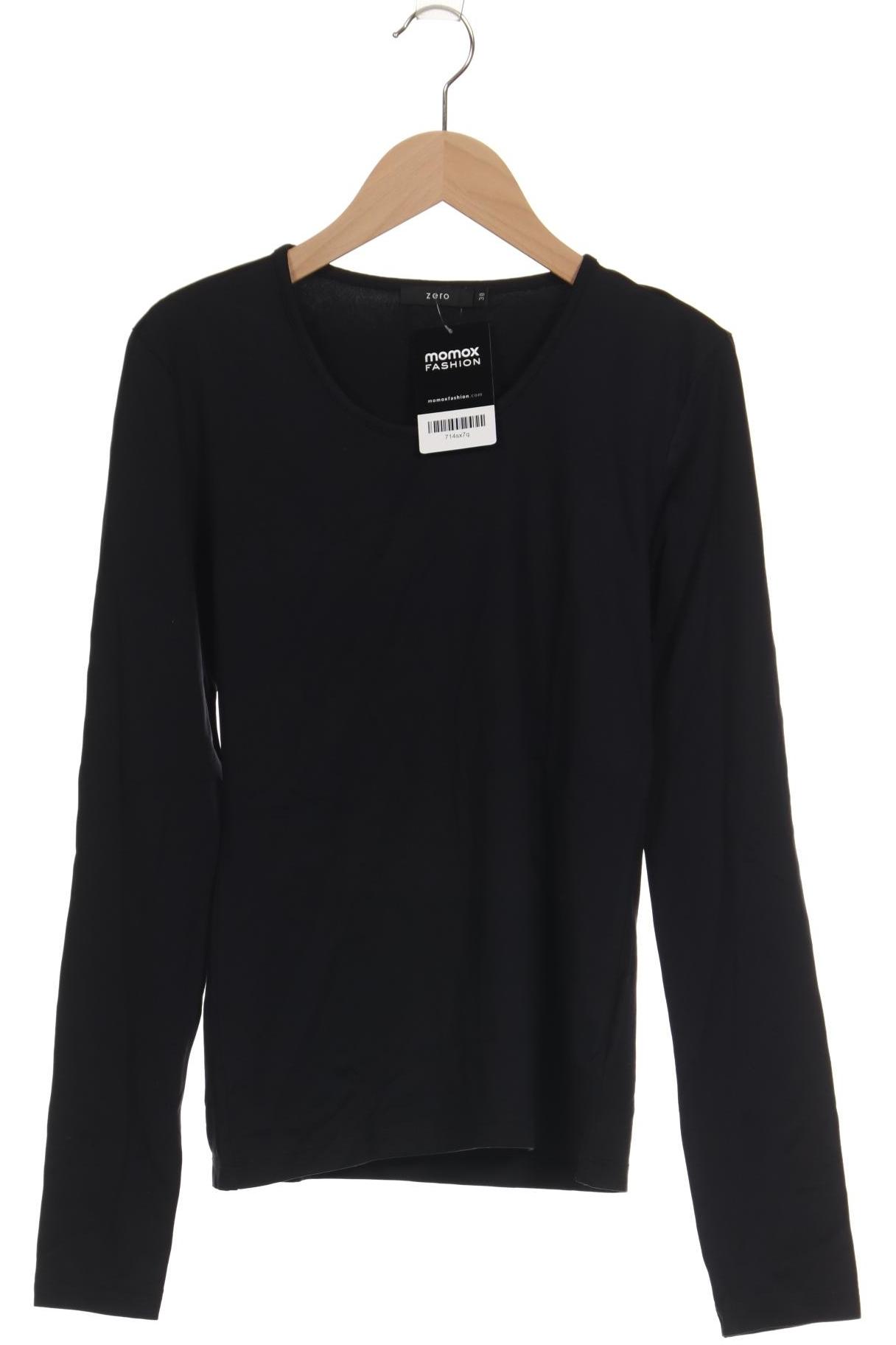 

Zero Damen Langarmshirt, schwarz, Gr. 38