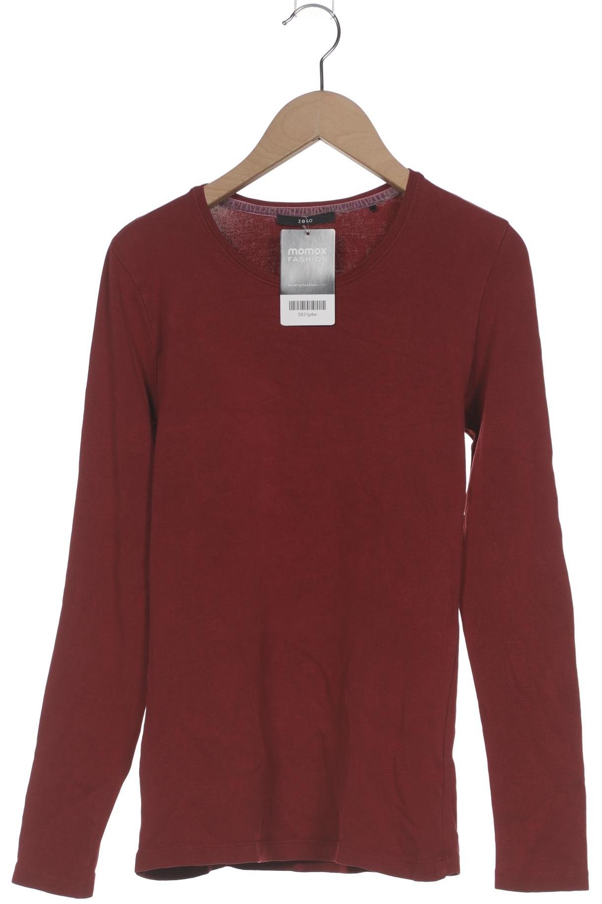 

Zero Damen Langarmshirt, bordeaux, Gr. 40