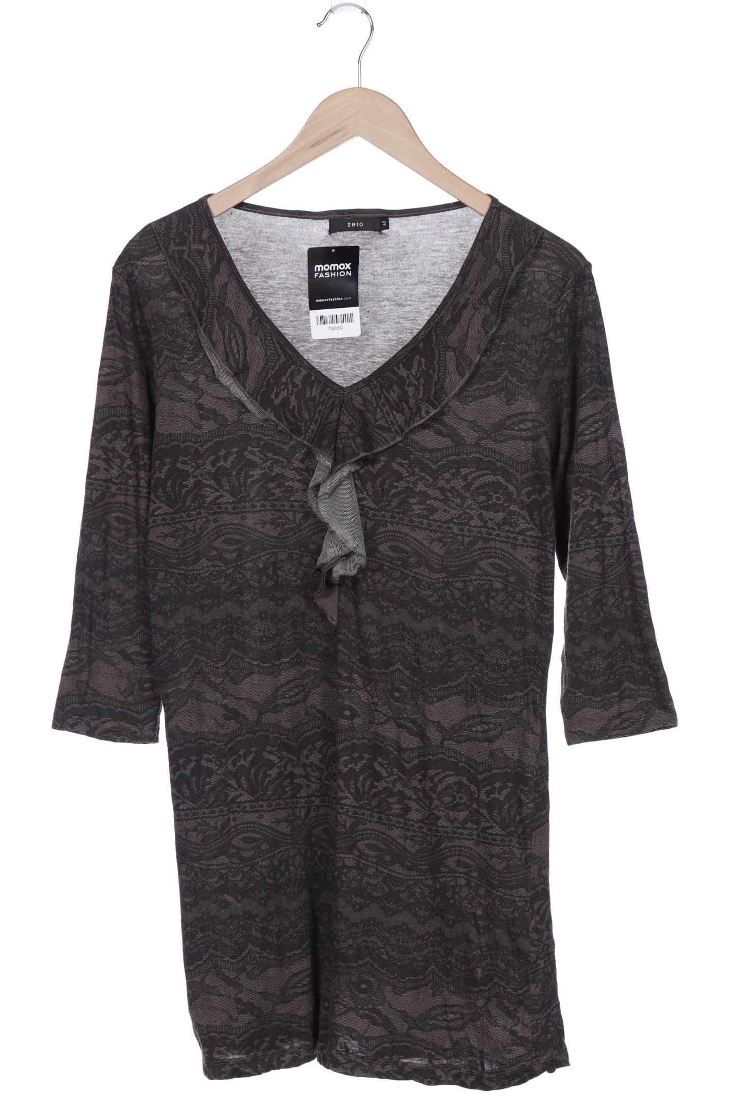 

Zero Damen Langarmshirt, braun, Gr. 40