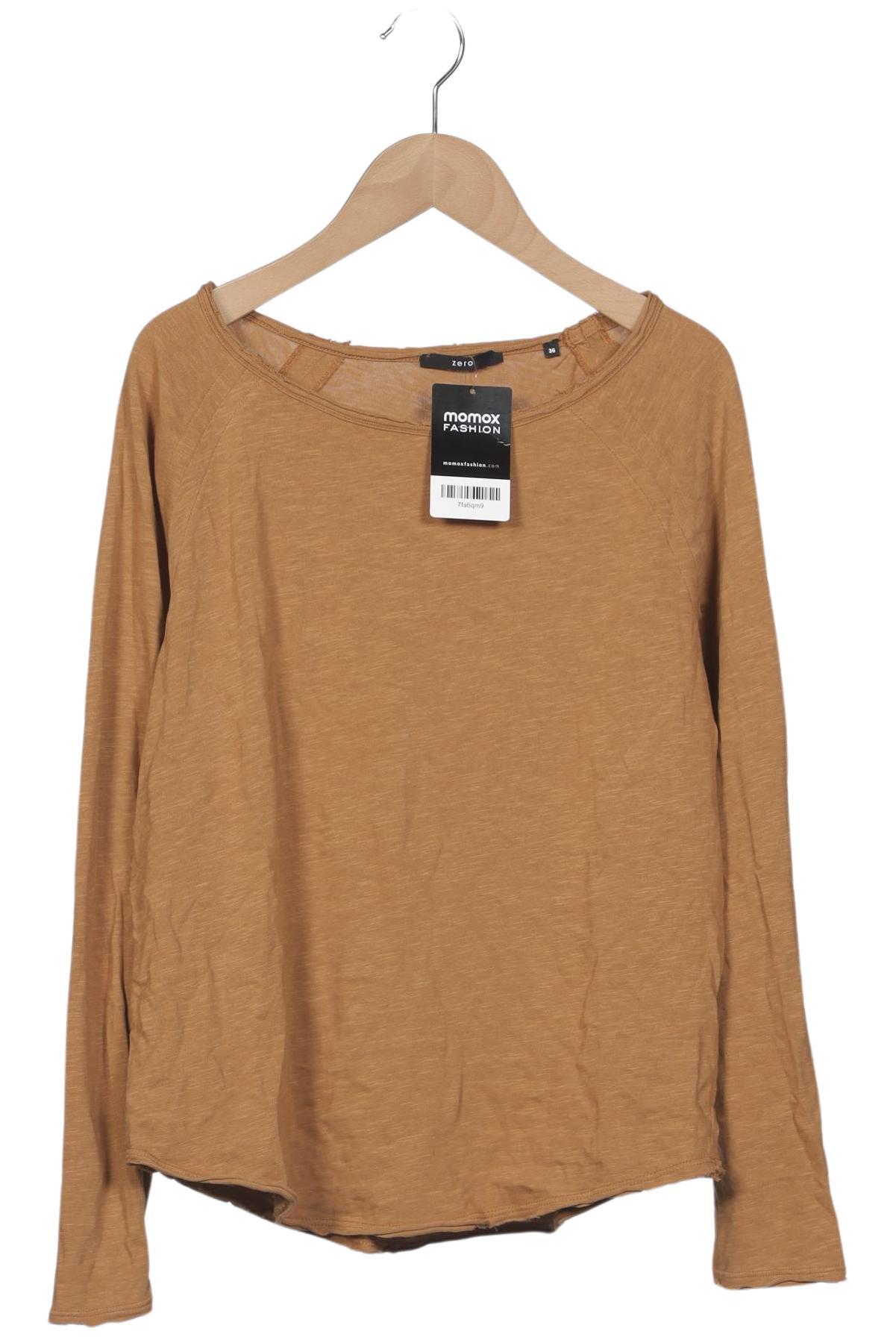 

Zero Damen Langarmshirt, braun, Gr. 36