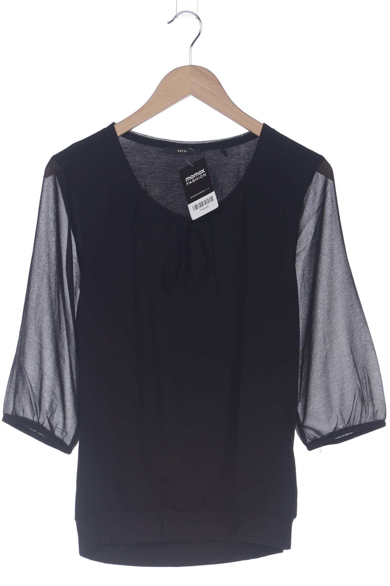 

Zero Damen Langarmshirt, schwarz, Gr. 38