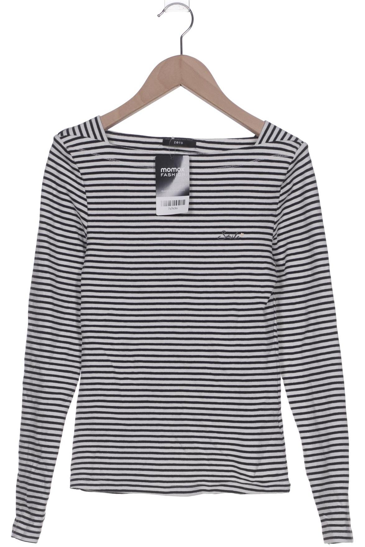 

Zero Damen Langarmshirt, weiß, Gr. 36