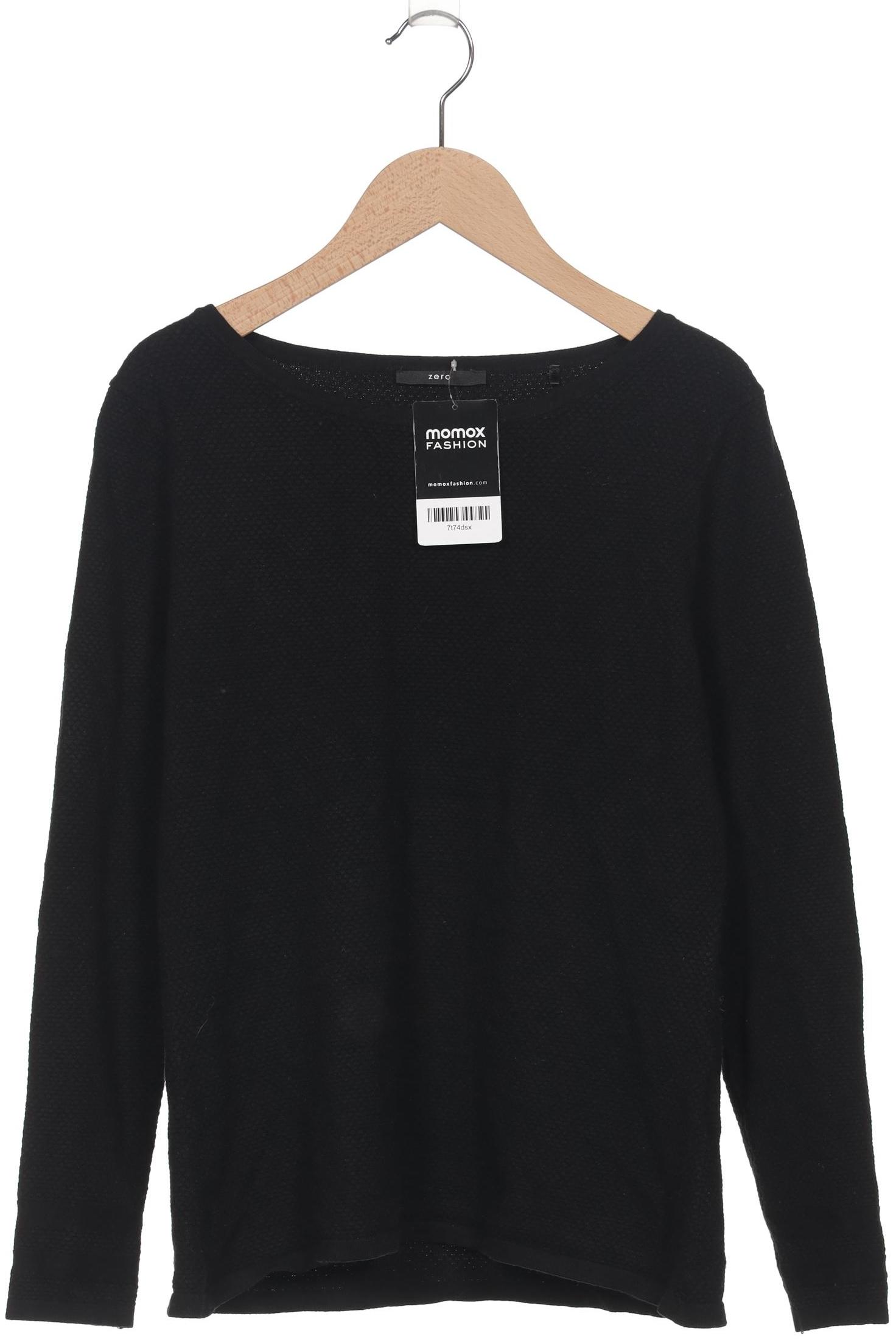 

Zero Damen Langarmshirt, schwarz, Gr. 38