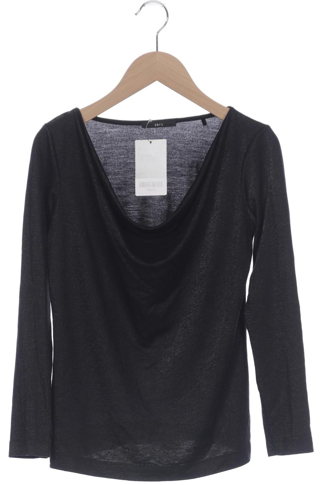 

Zero Damen Langarmshirt, schwarz, Gr. 34