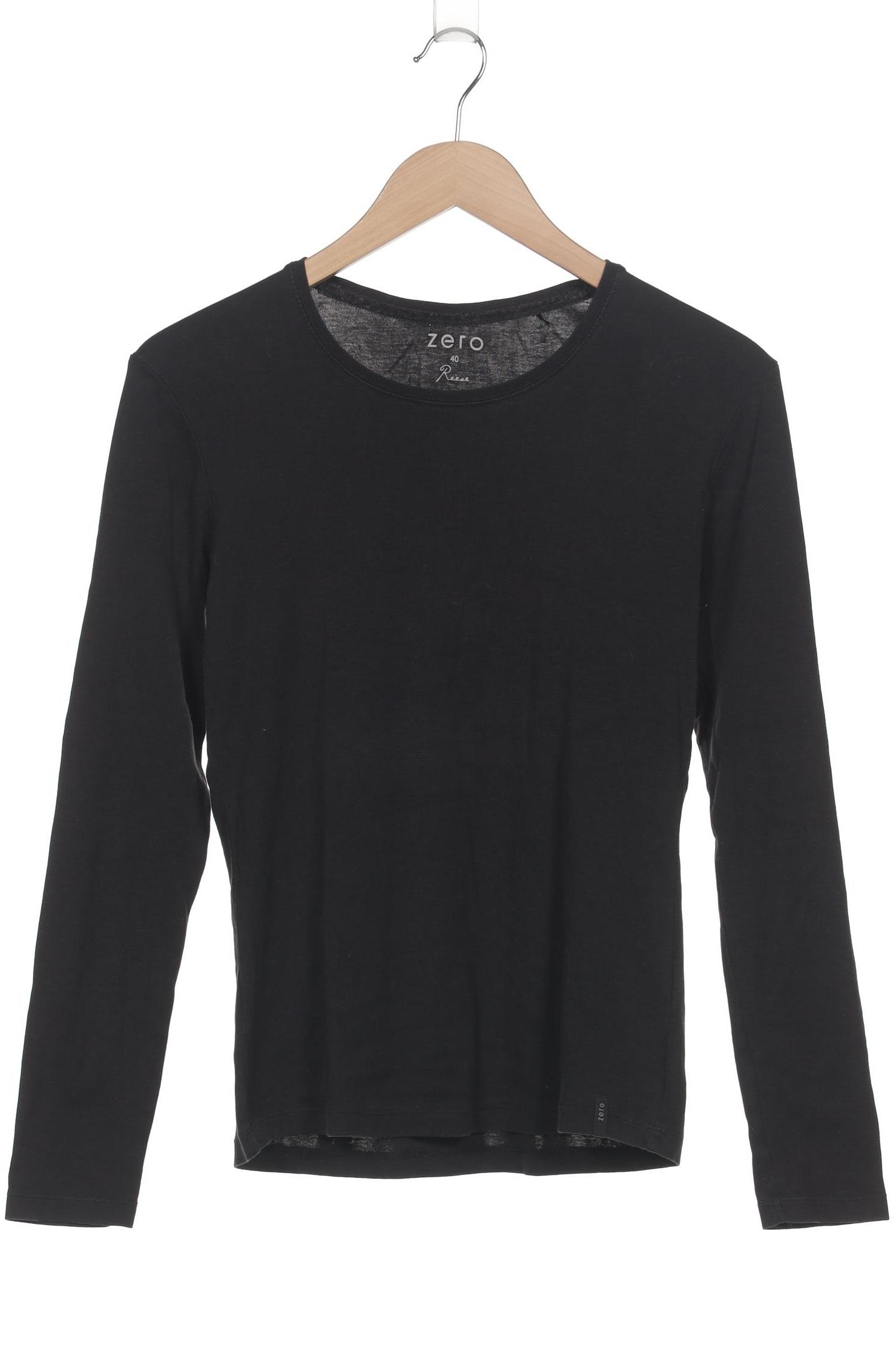 

Zero Damen Langarmshirt, schwarz, Gr. 40