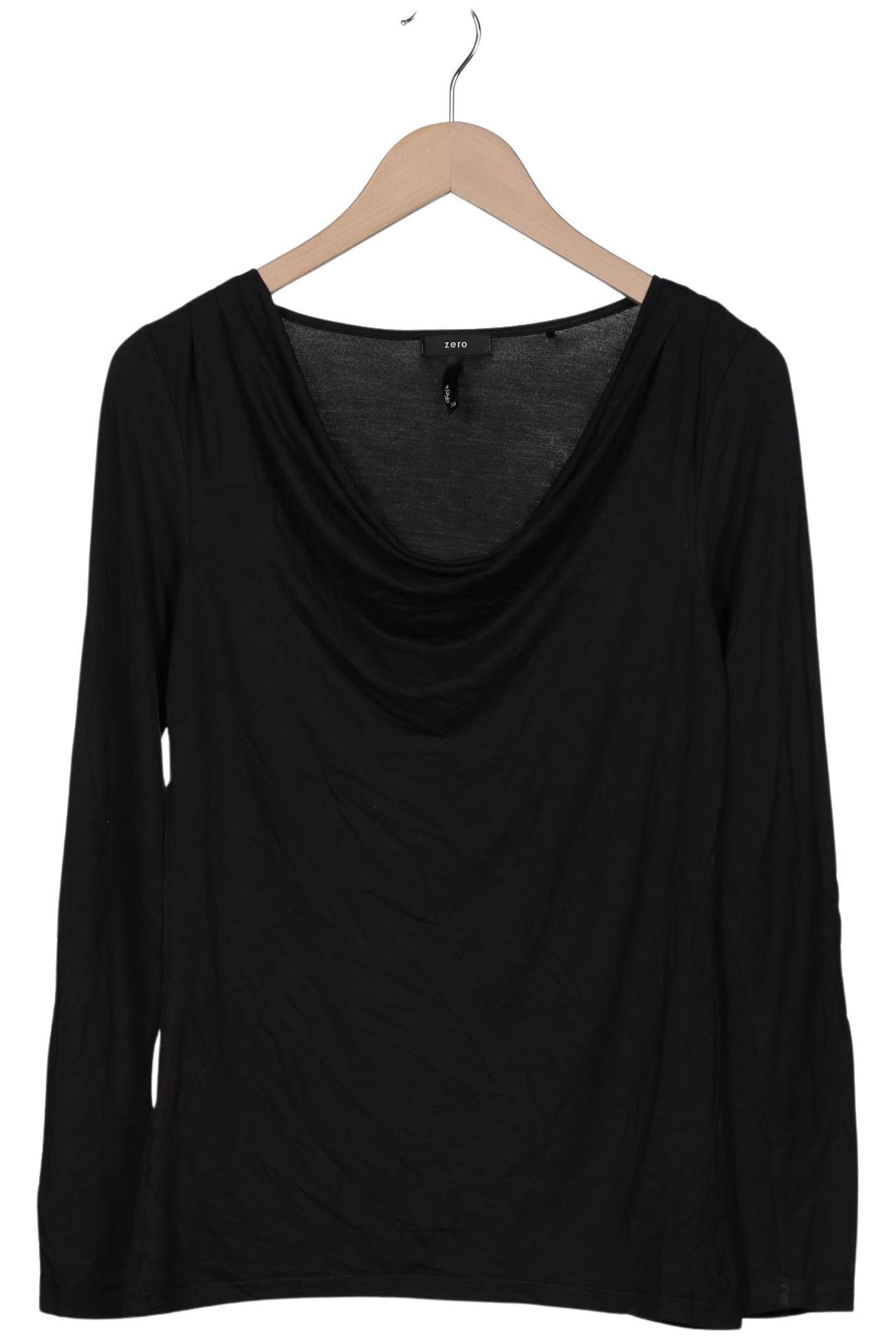 

Zero Damen Langarmshirt, schwarz, Gr. 36