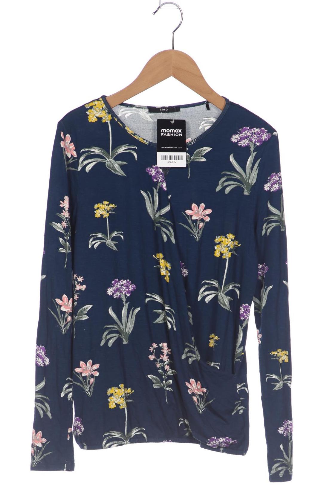 

Zero Damen Langarmshirt, marineblau, Gr. 36