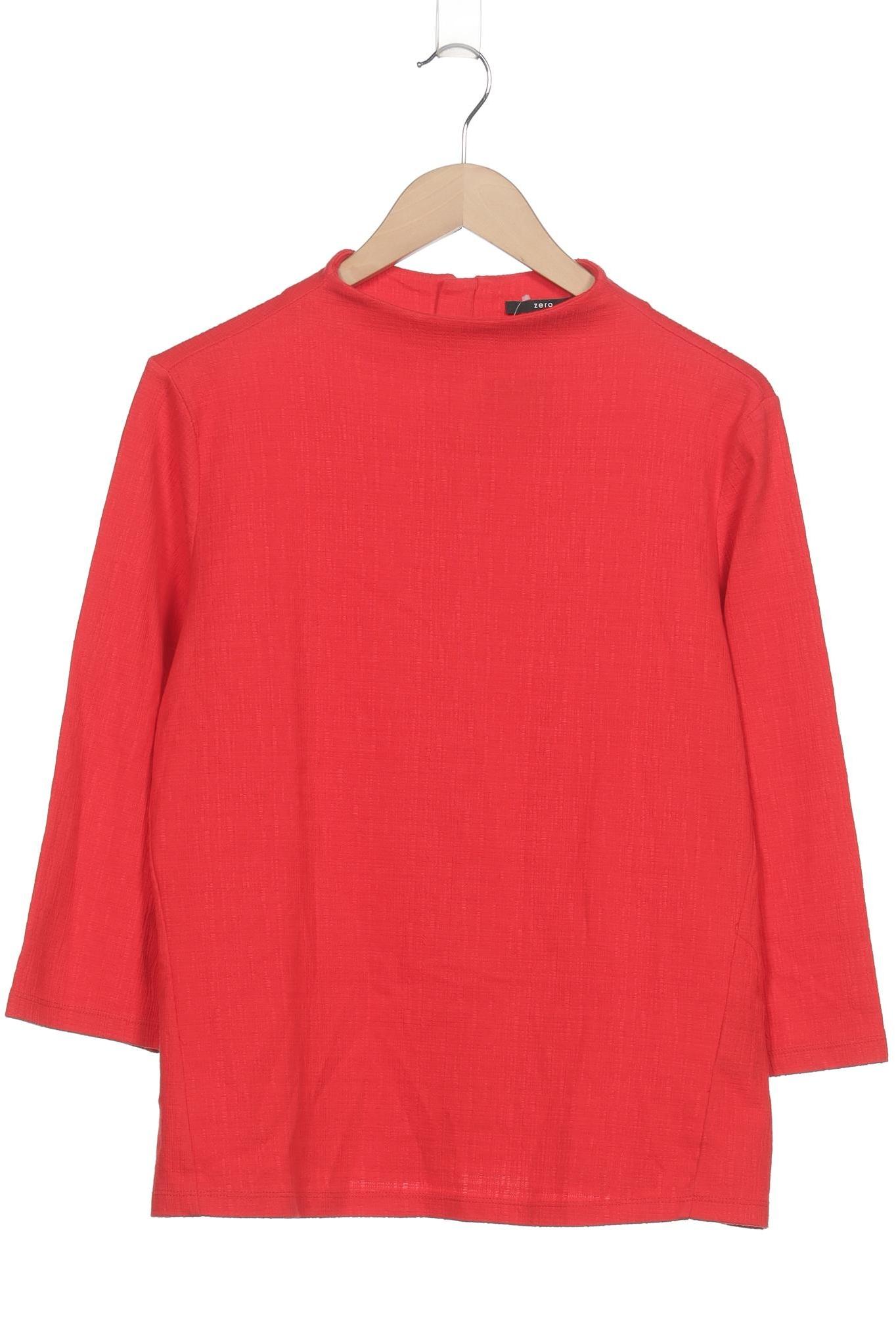 

Zero Damen Langarmshirt, rot, Gr. 42