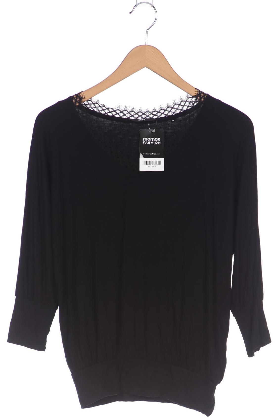 

Zero Damen Langarmshirt, schwarz, Gr. 36