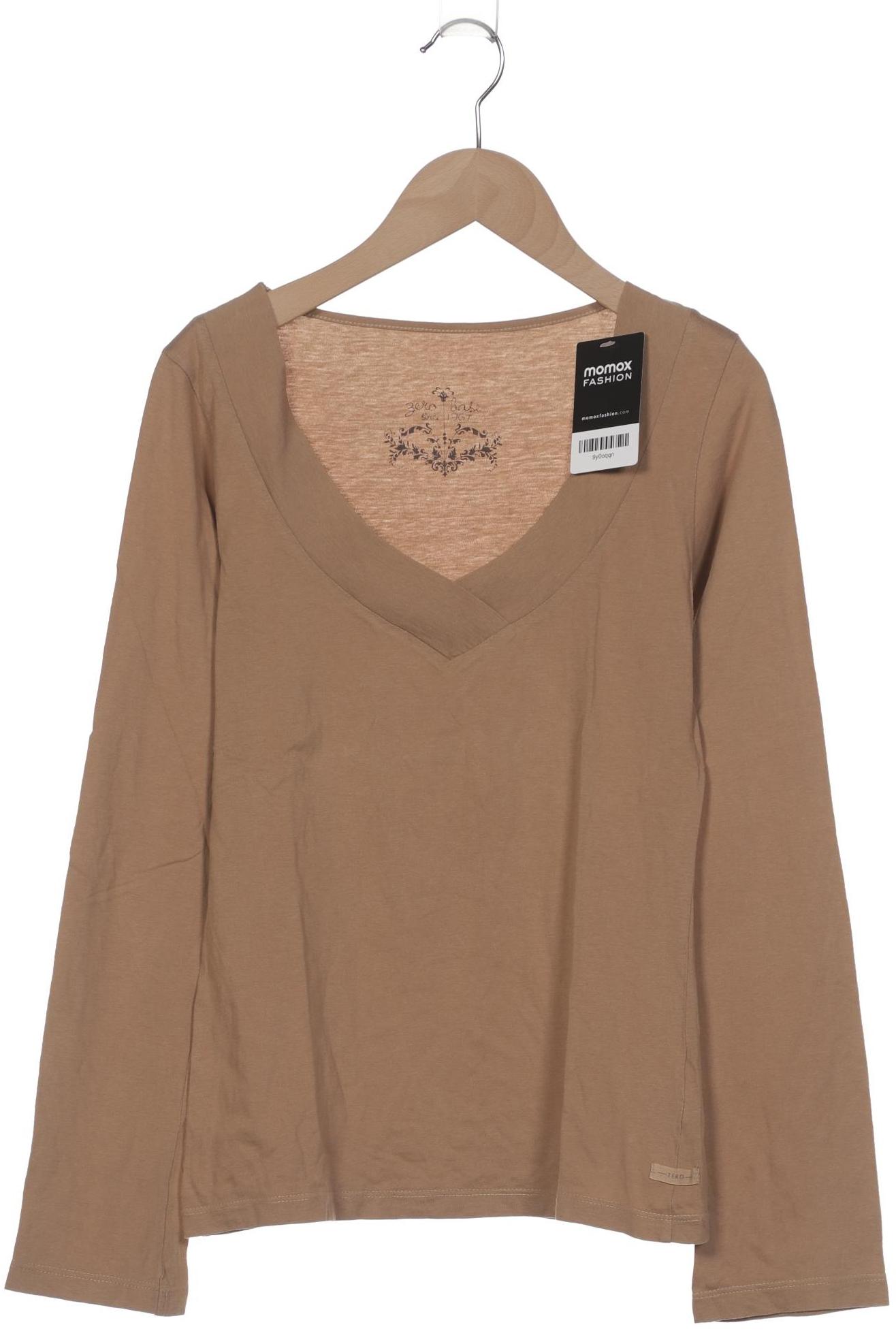 

Zero Damen Langarmshirt, beige, Gr. 36