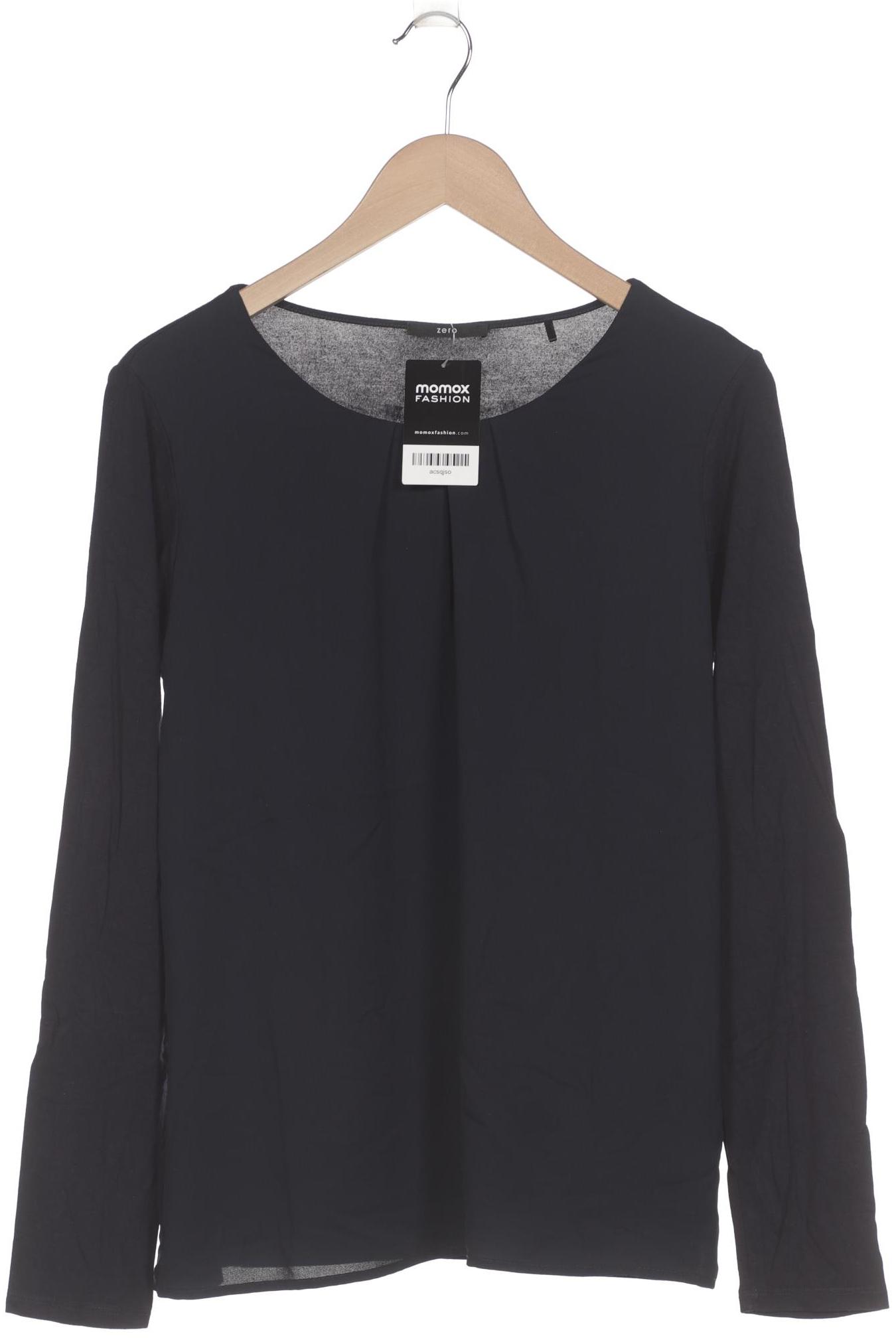 

Zero Damen Langarmshirt, marineblau, Gr. 40
